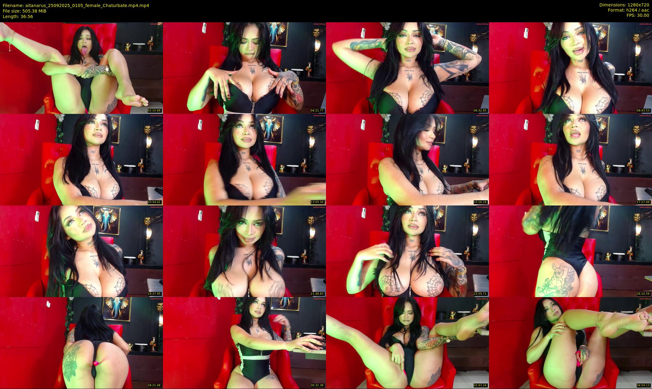 aitanarus — 37 minute Chaturbate female cam show recording, 720p, Sep 25, 2025