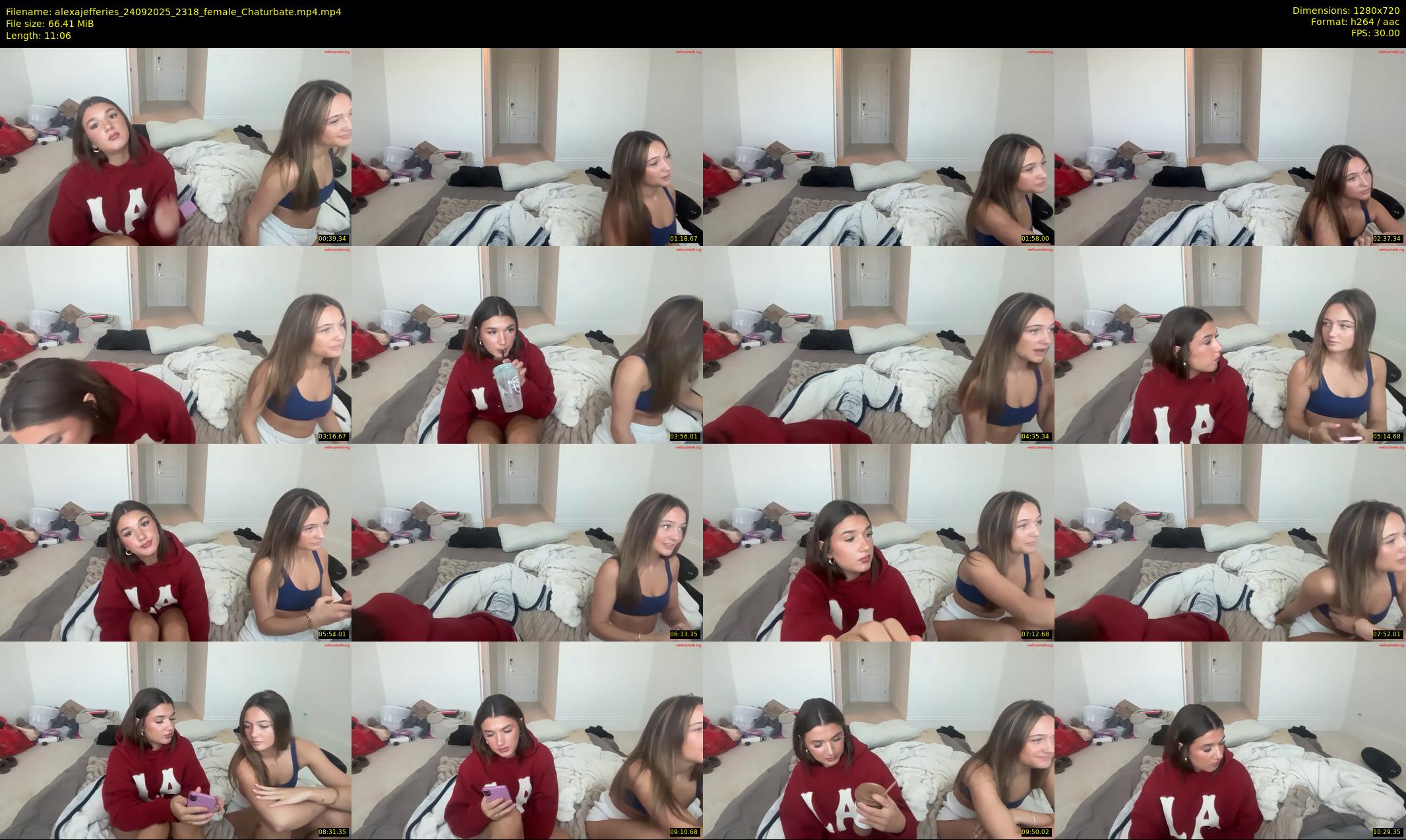 alexajefferies — 12 minute Chaturbate female cam show recording, 720p, Sep 24, 2025