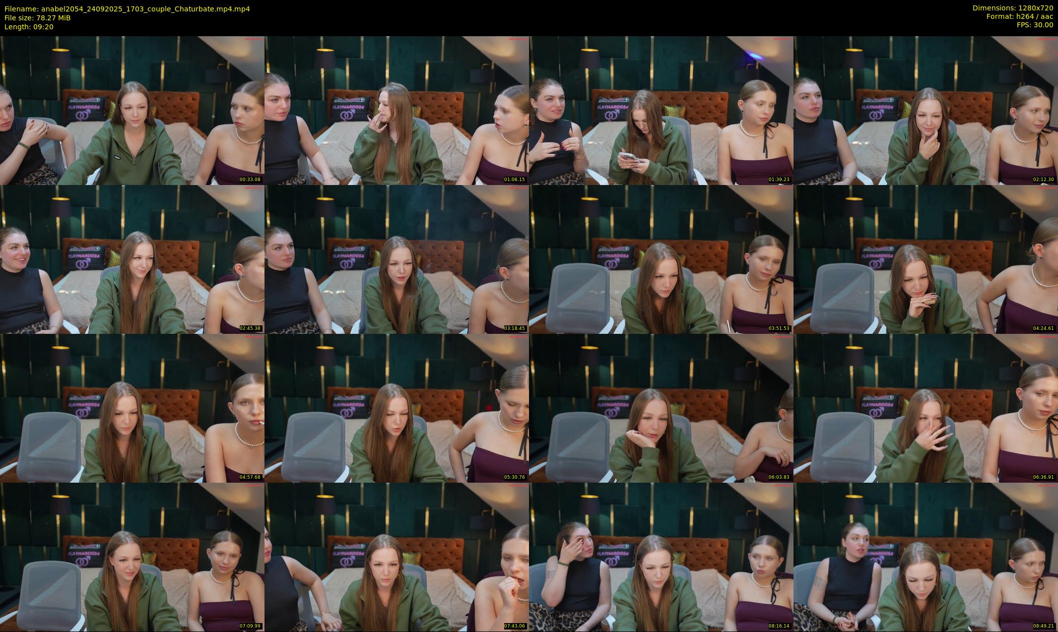 anabel2054 — 10 minute Chaturbate female cam show recording, 720p, Sep 24, 2025