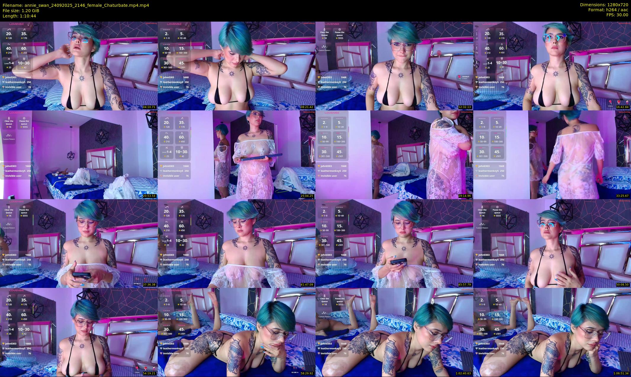 annie_swan — 71 minute Chaturbate female cam show recording, 720p, Sep 24, 2025