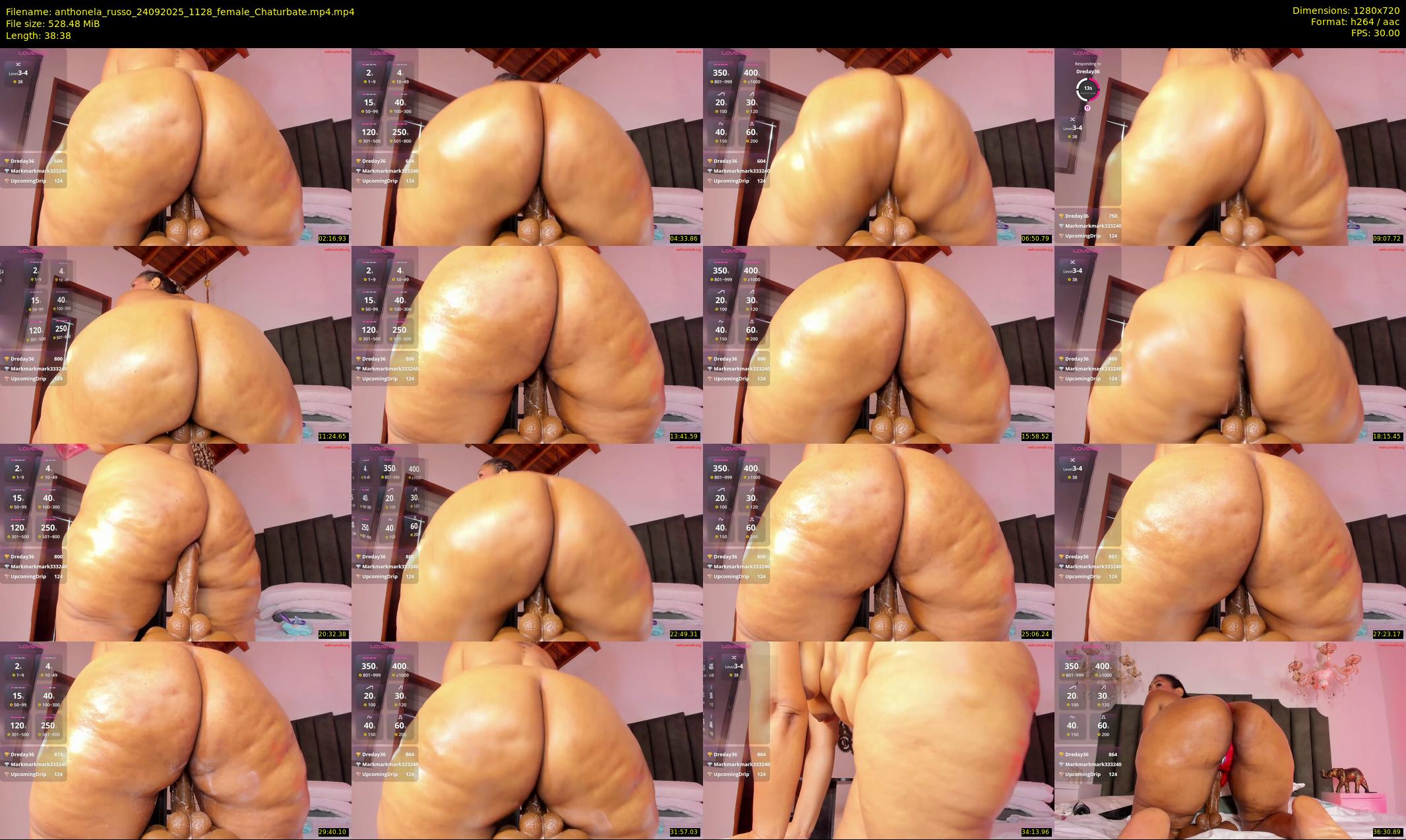 anthonela_russo — 39 minute Chaturbate female cam show recording, 720p, Sep 24, 2025