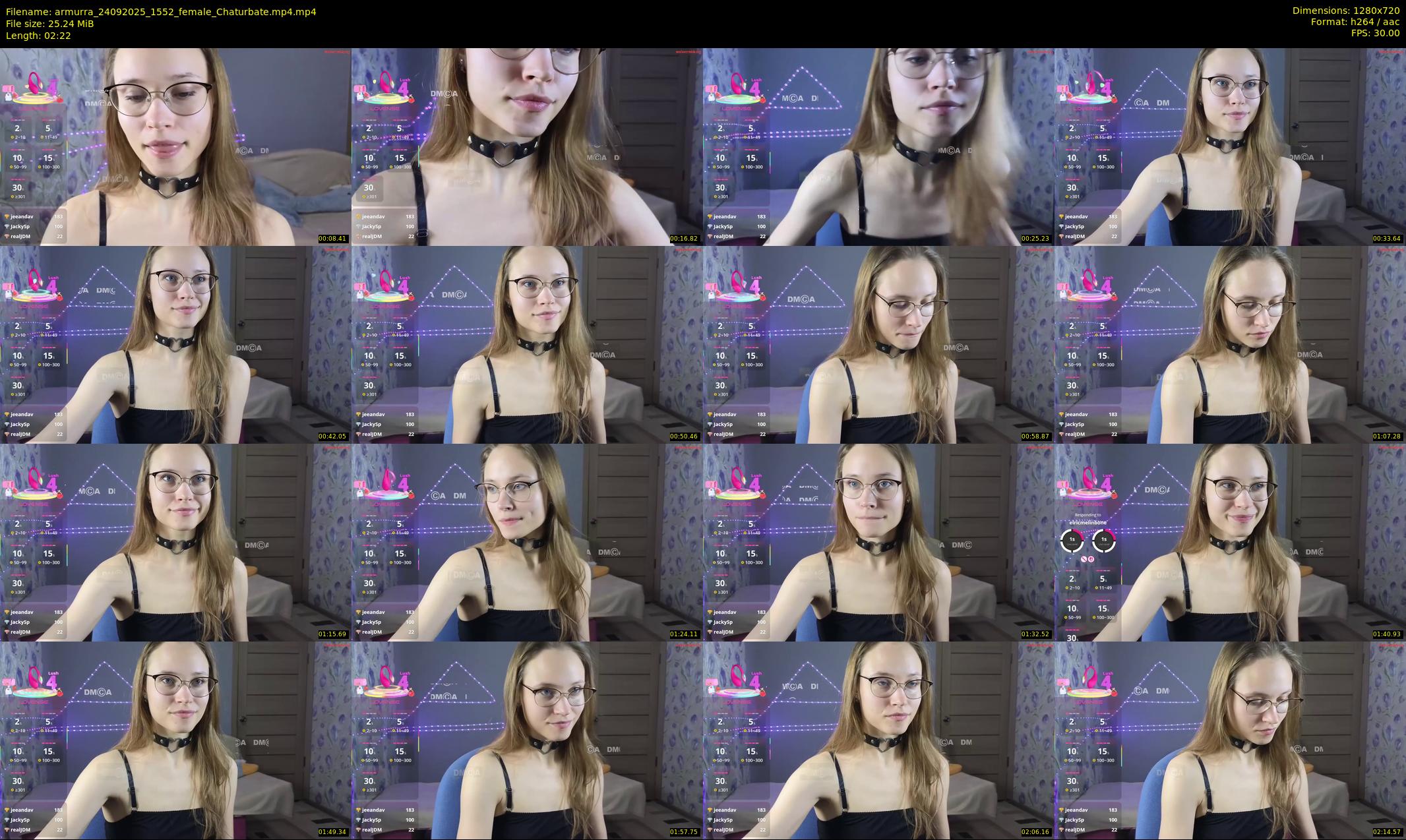 armurra — 3 minute Chaturbate female cam show recording, 720p, Sep 24, 2025