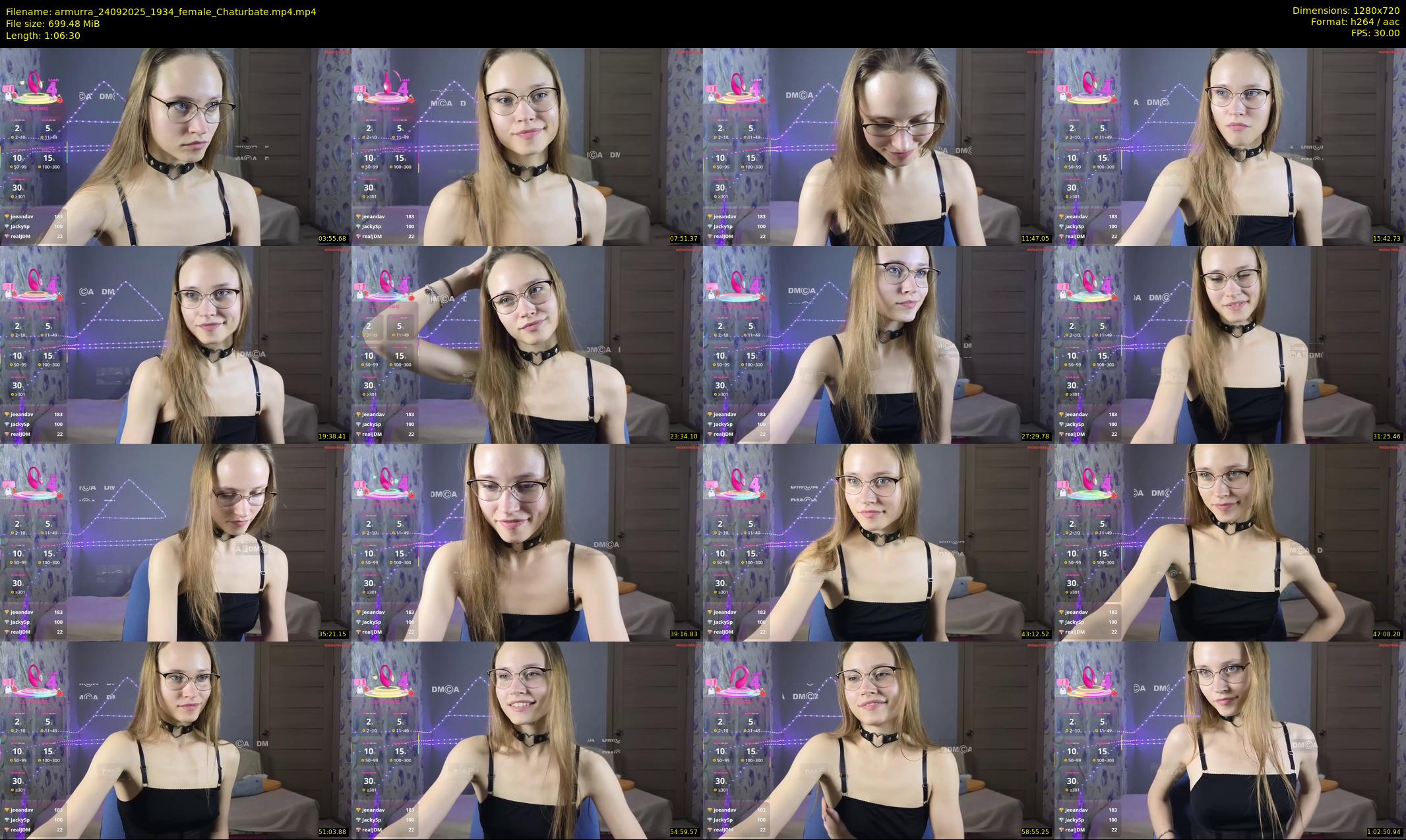 armurra — 67 minute Chaturbate female cam show recording, 720p, Sep 24, 2025