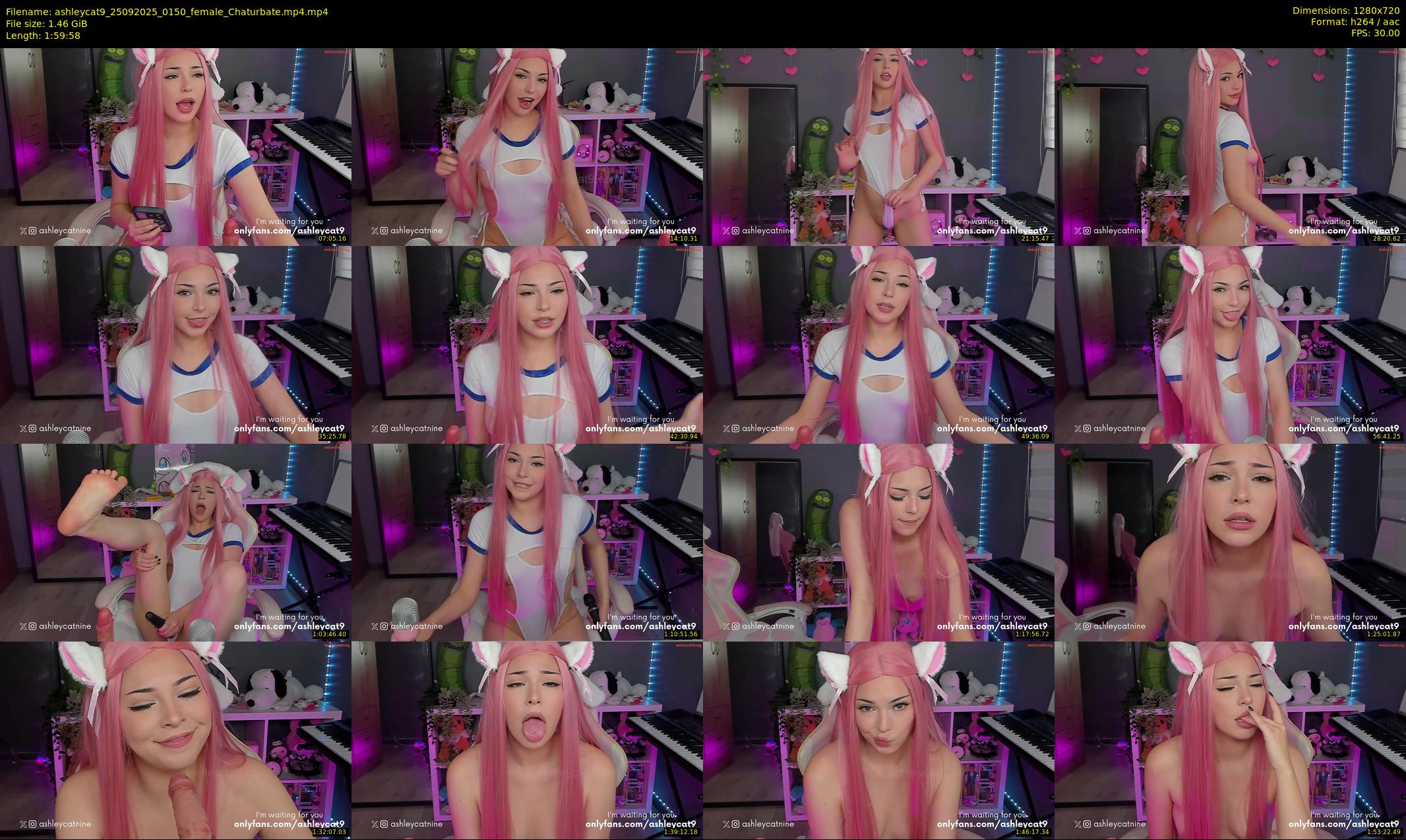 ashleycat9 — 120 minute Chaturbate female cam show recording, 720p, Sep 25, 2025