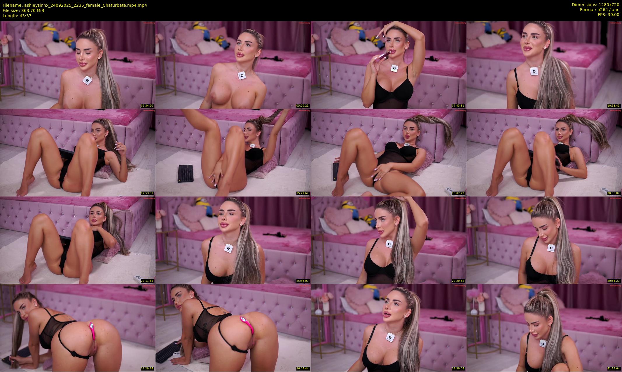 ashleysinnx — 44 minute Chaturbate female cam show recording, 720p, Sep 24, 2025