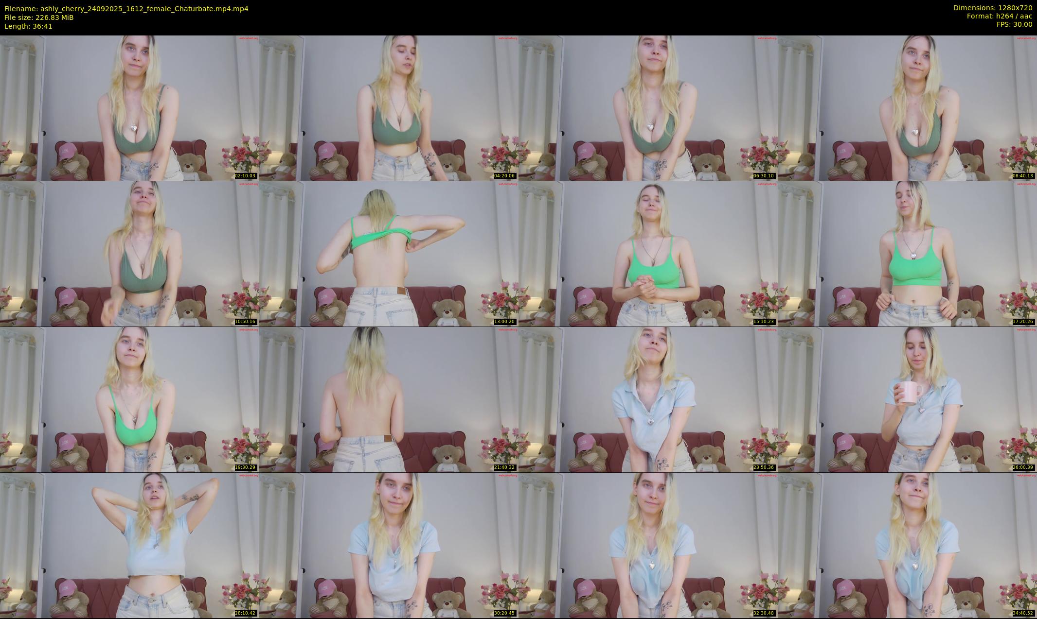 ashly_cherry — 37 minute Chaturbate female cam show recording, 720p, Sep 24, 2025