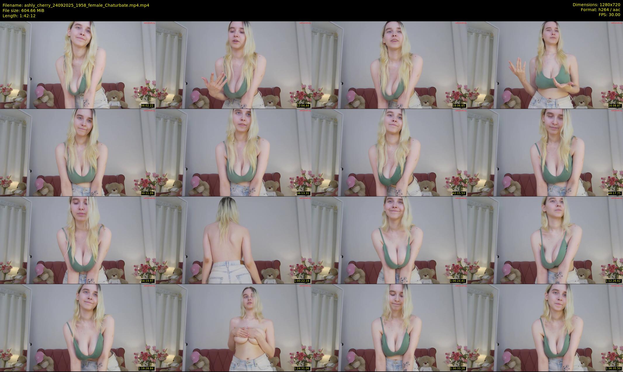 ashly_cherry — 103 minute Chaturbate female cam show recording, 720p, Sep 24, 2025