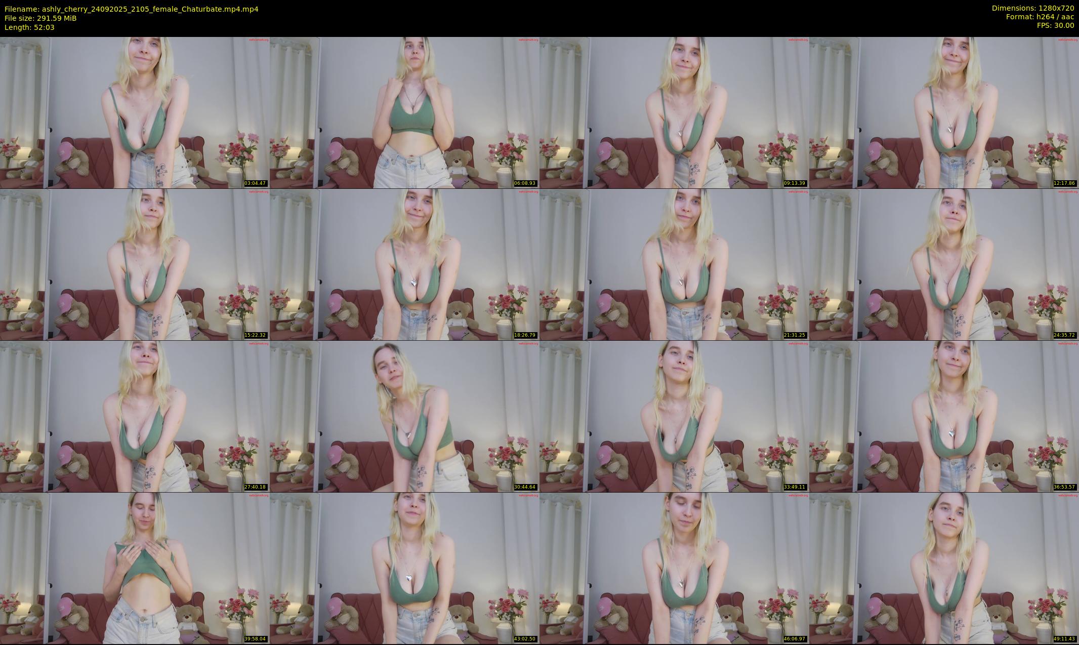 ashly_cherry — 53 minute Chaturbate female cam show recording, 720p, Sep 24, 2025