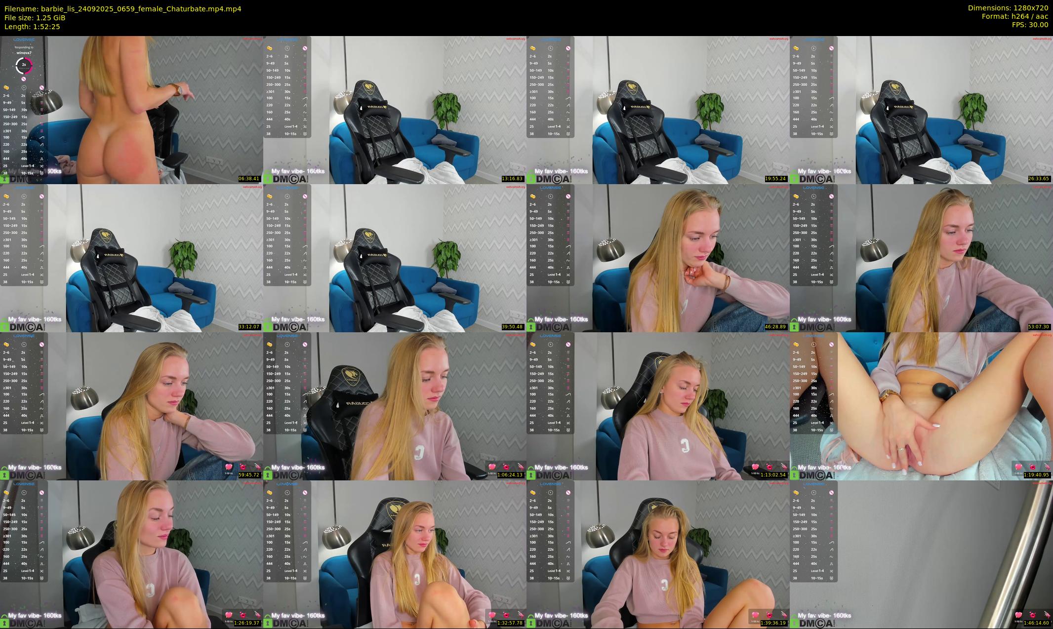 barbie_lis — 113 minute Chaturbate female cam show recording, 720p, Sep 24, 2025