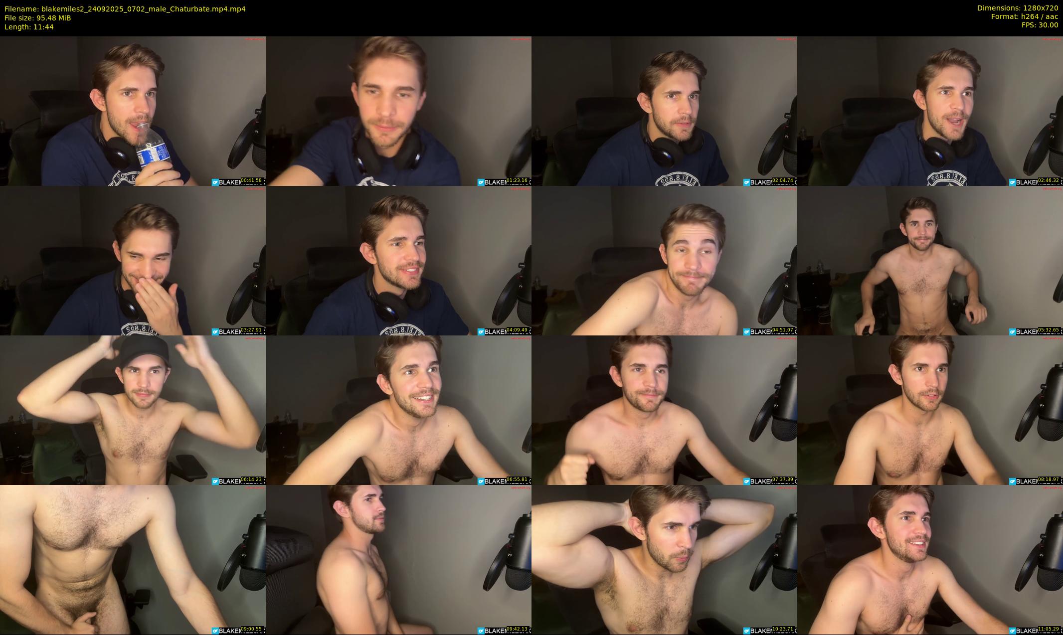blakemiles2 — 12 minute Chaturbate male cam show recording, 720p, Sep 24, 2025