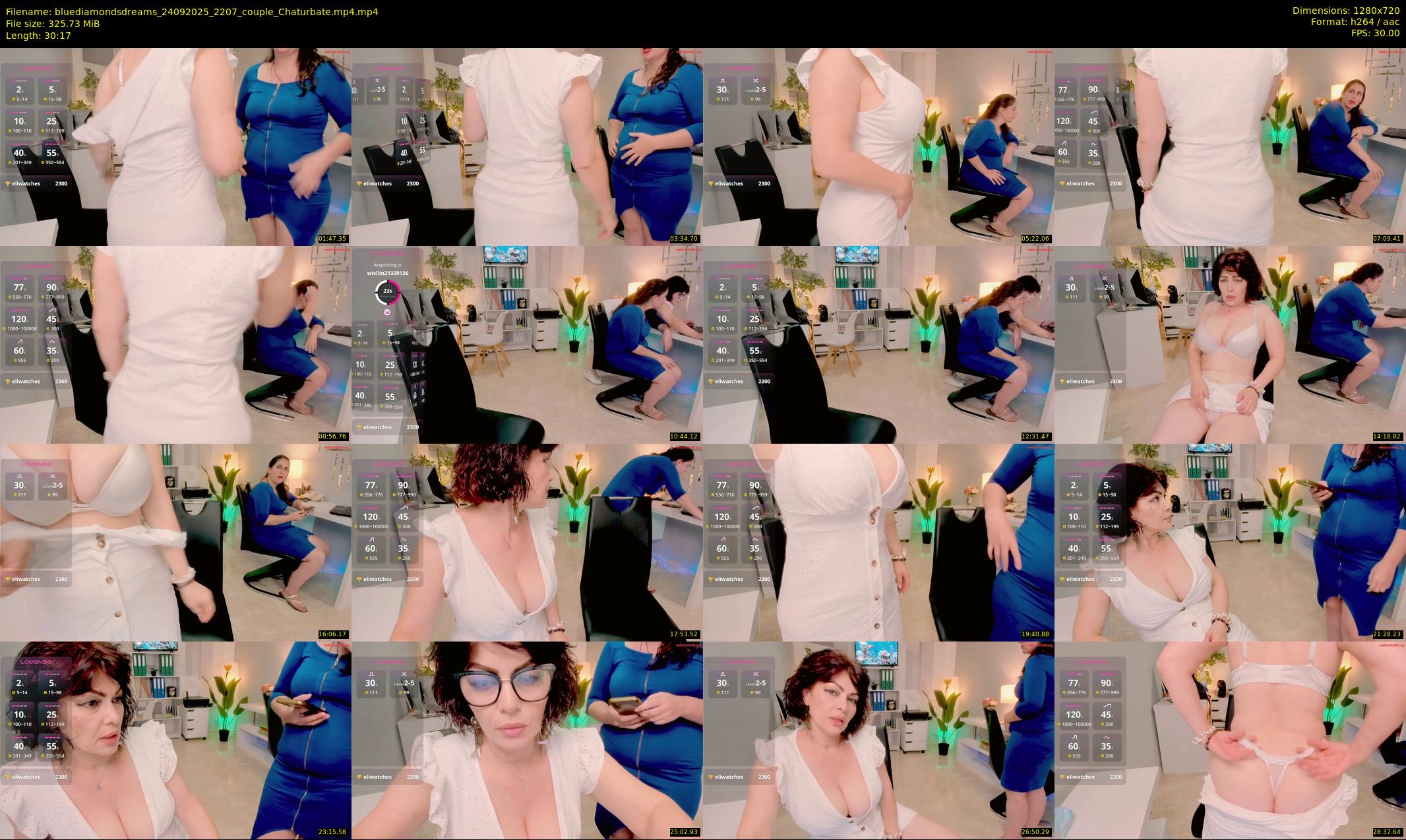 bluediamondsdreams — 31 minute Chaturbate couple cam show recording, 720p, Sep 24, 2025