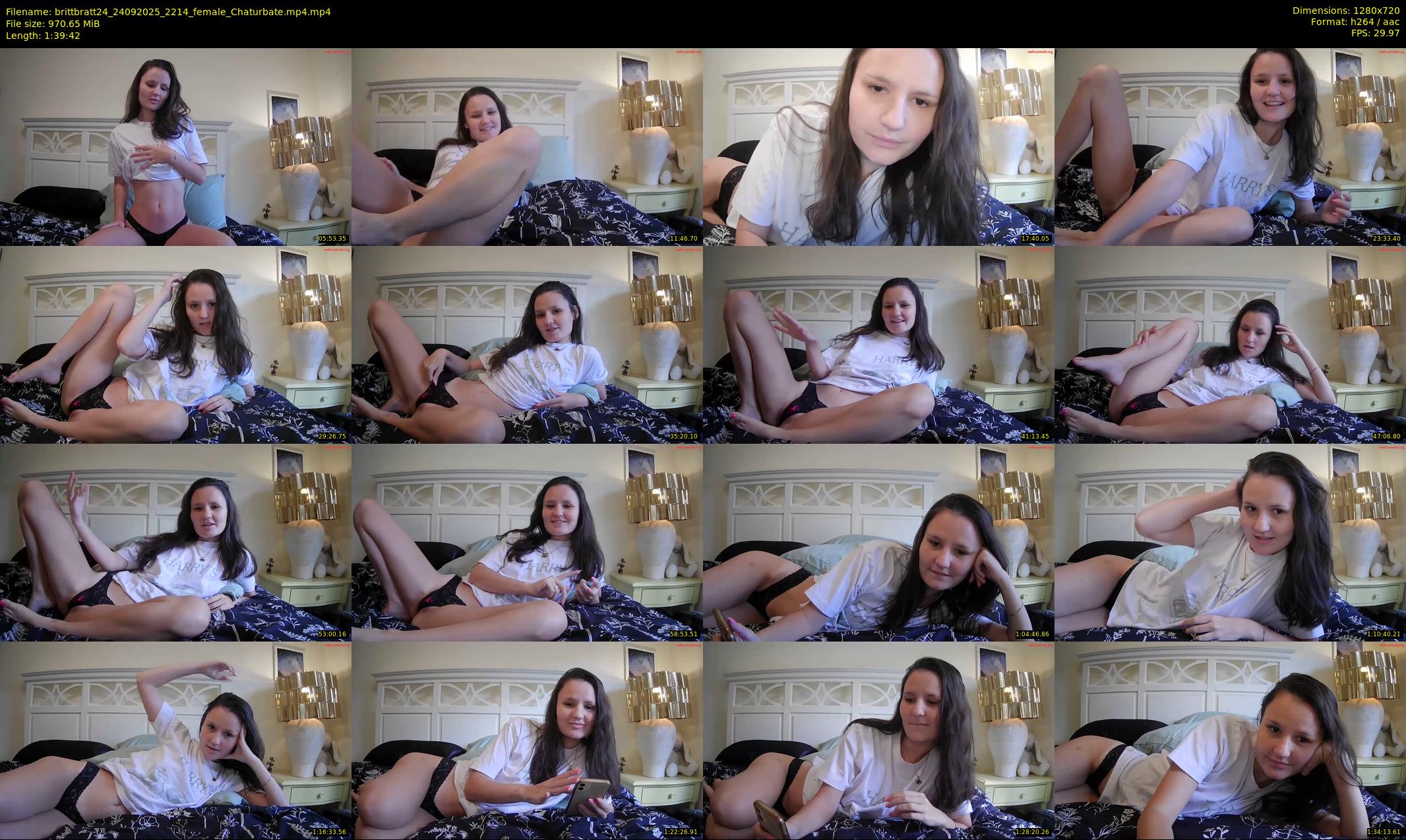 brittbratt24 — 100 minute Chaturbate female cam show recording, 720p, Sep 24, 2025