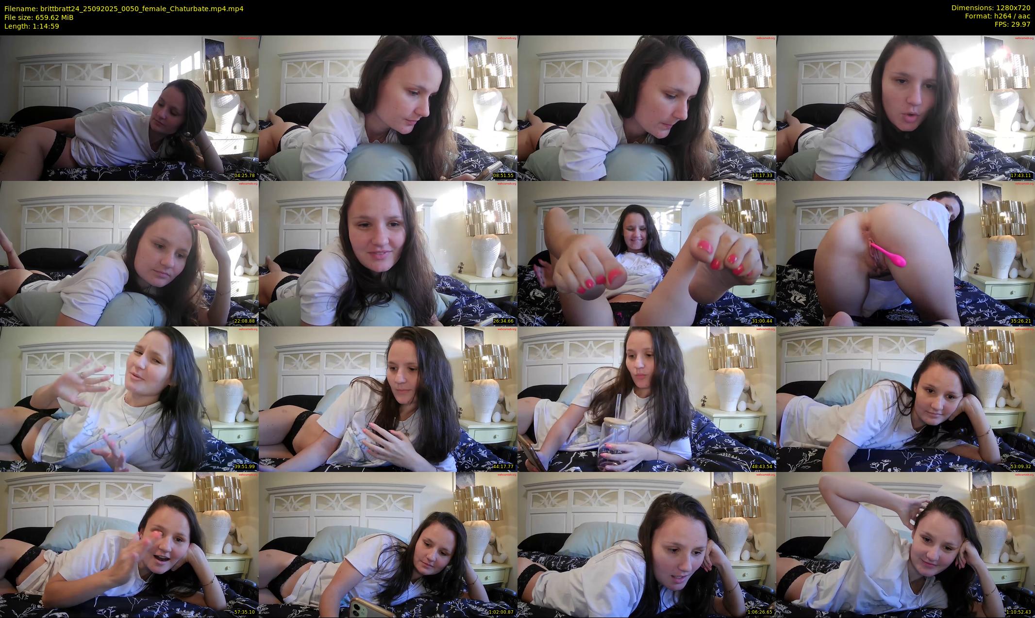 brittbratt24 — 75 minute Chaturbate female cam show recording, 720p, Sep 25, 2025