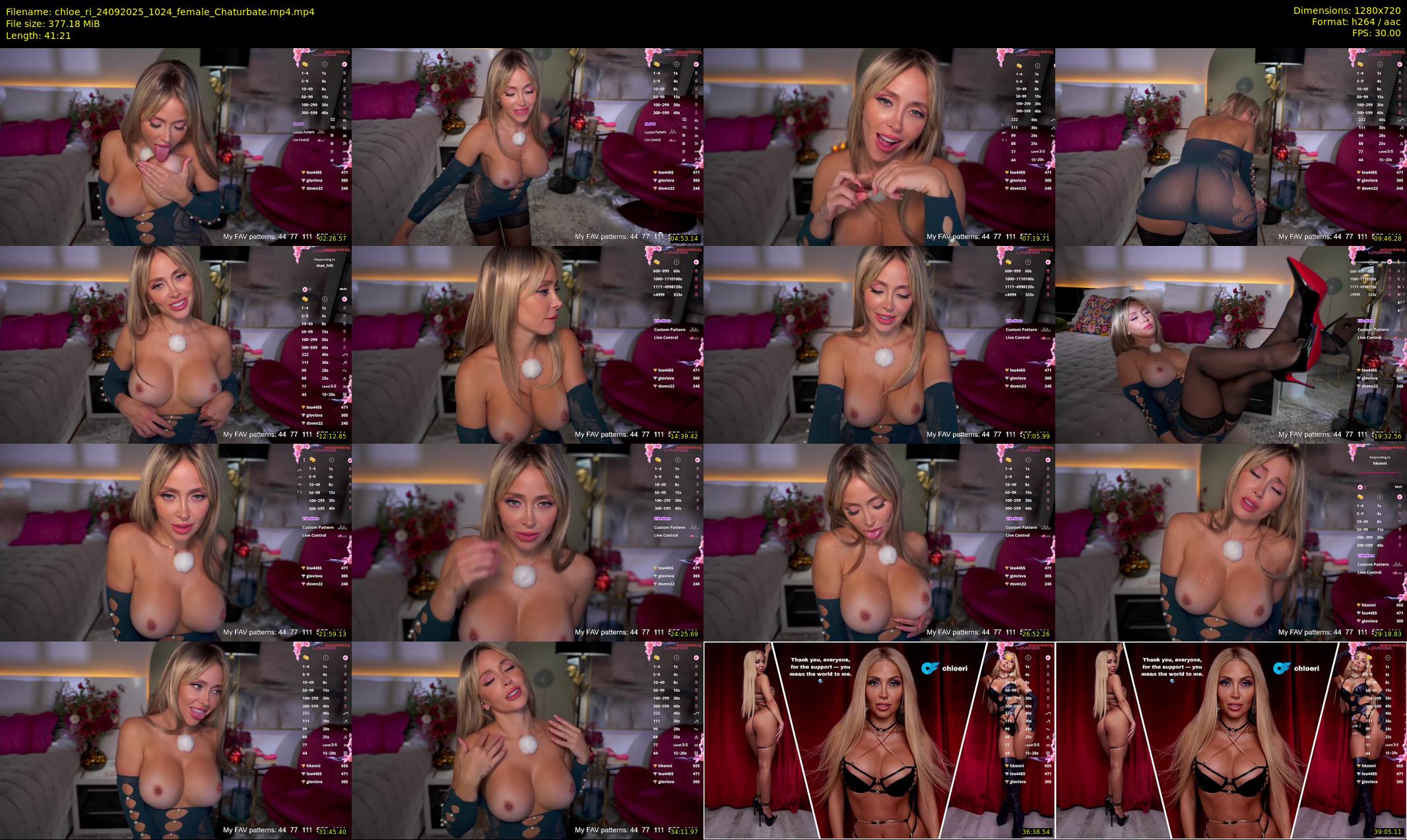 chloe_ri — 42 minute Chaturbate female cam show recording, 720p, Sep 24, 2025