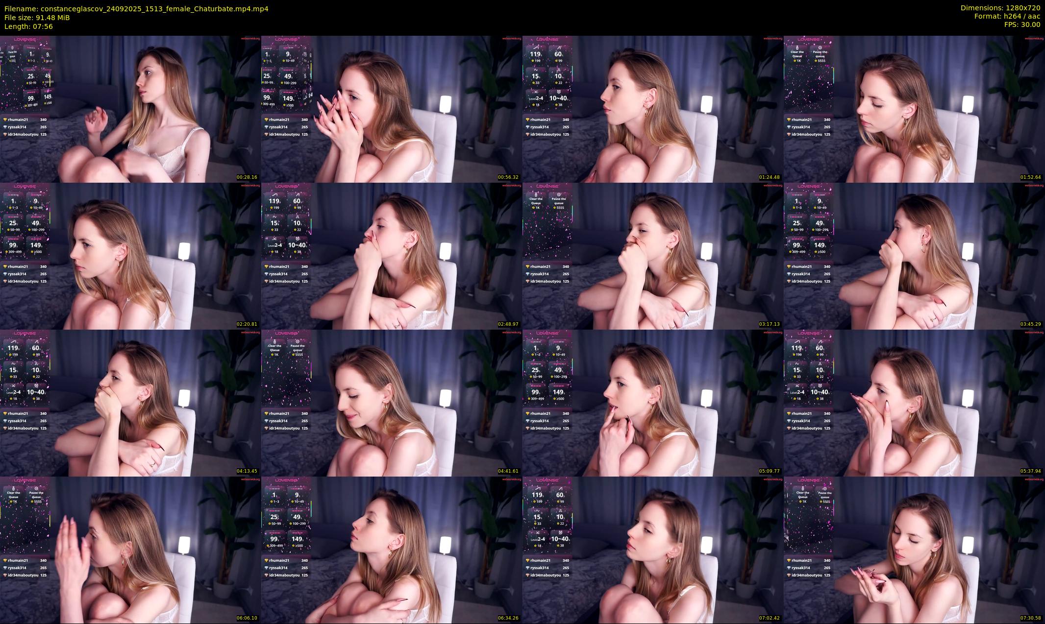 constanceglascov — 8 minute Chaturbate female cam show recording, 720p, Sep 24, 2025