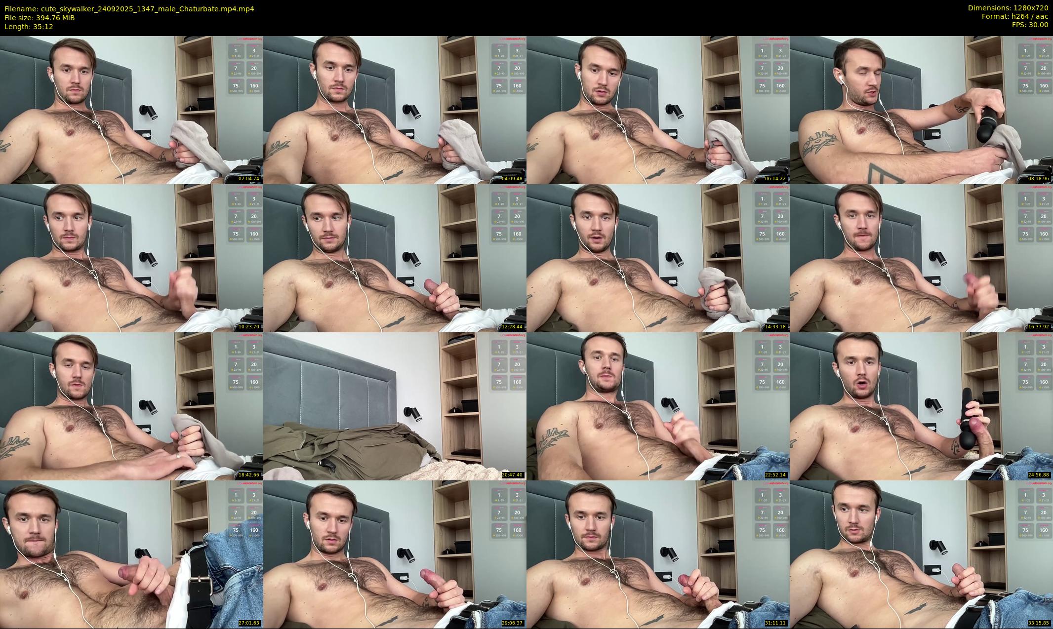 cute_skywalker — 36 minute Chaturbate male cam show recording, 720p, Sep 24, 2025