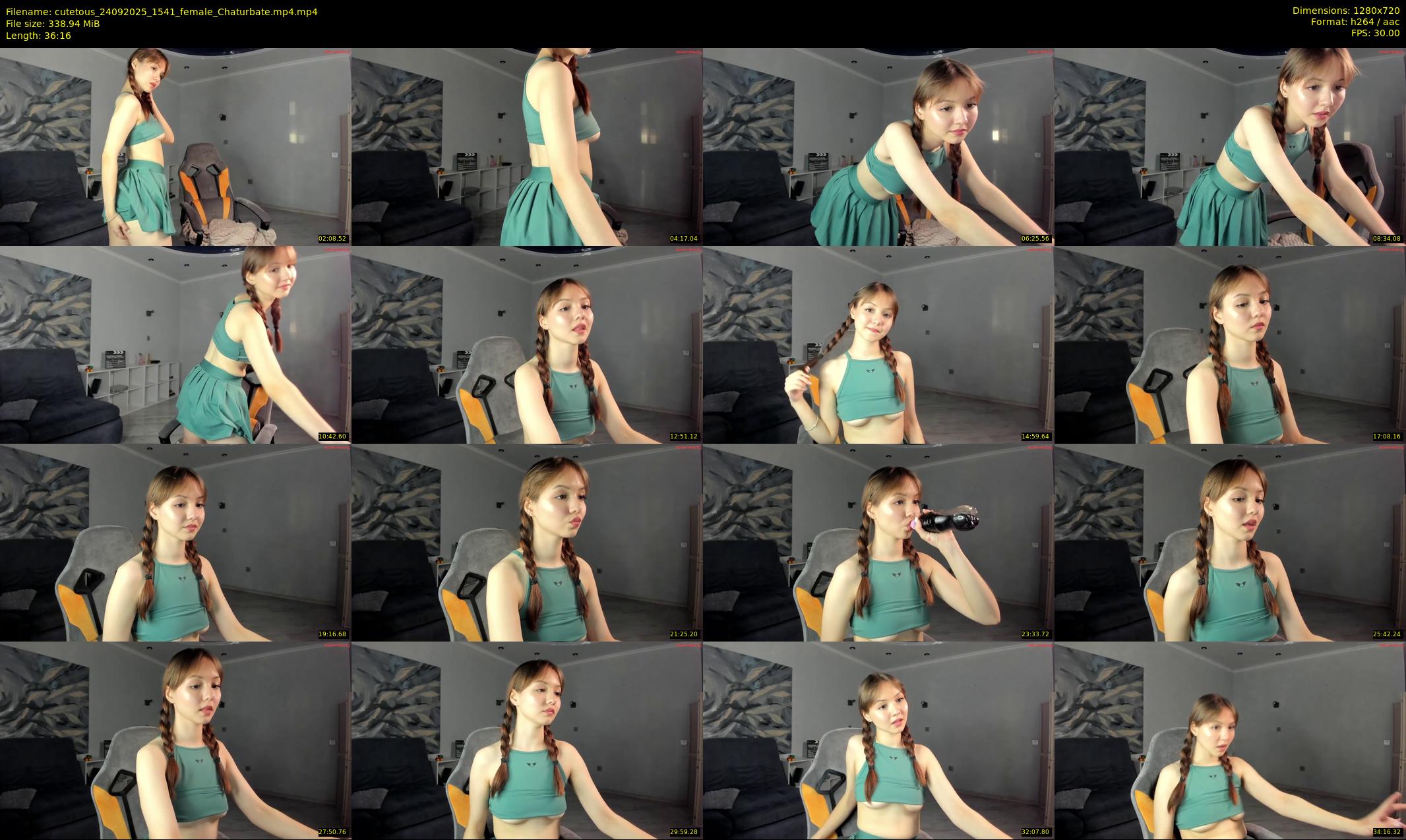 cutetous — 37 minute Chaturbate female cam show recording, 720p, Sep 24, 2025