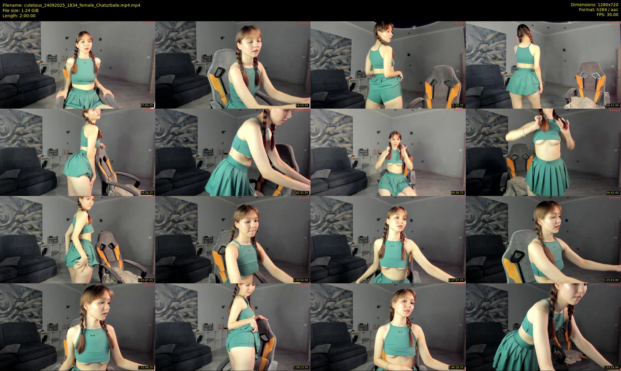 cutetous — 120 minute Chaturbate female cam show recording, 720p, Sep 24, 2025