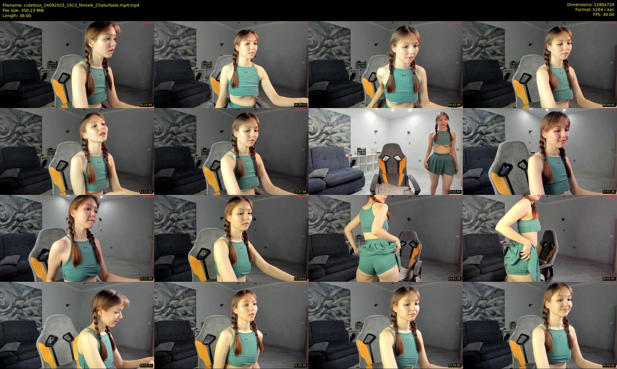 cutetous — 38 minute Chaturbate female cam show recording, 720p, Sep 24, 2025