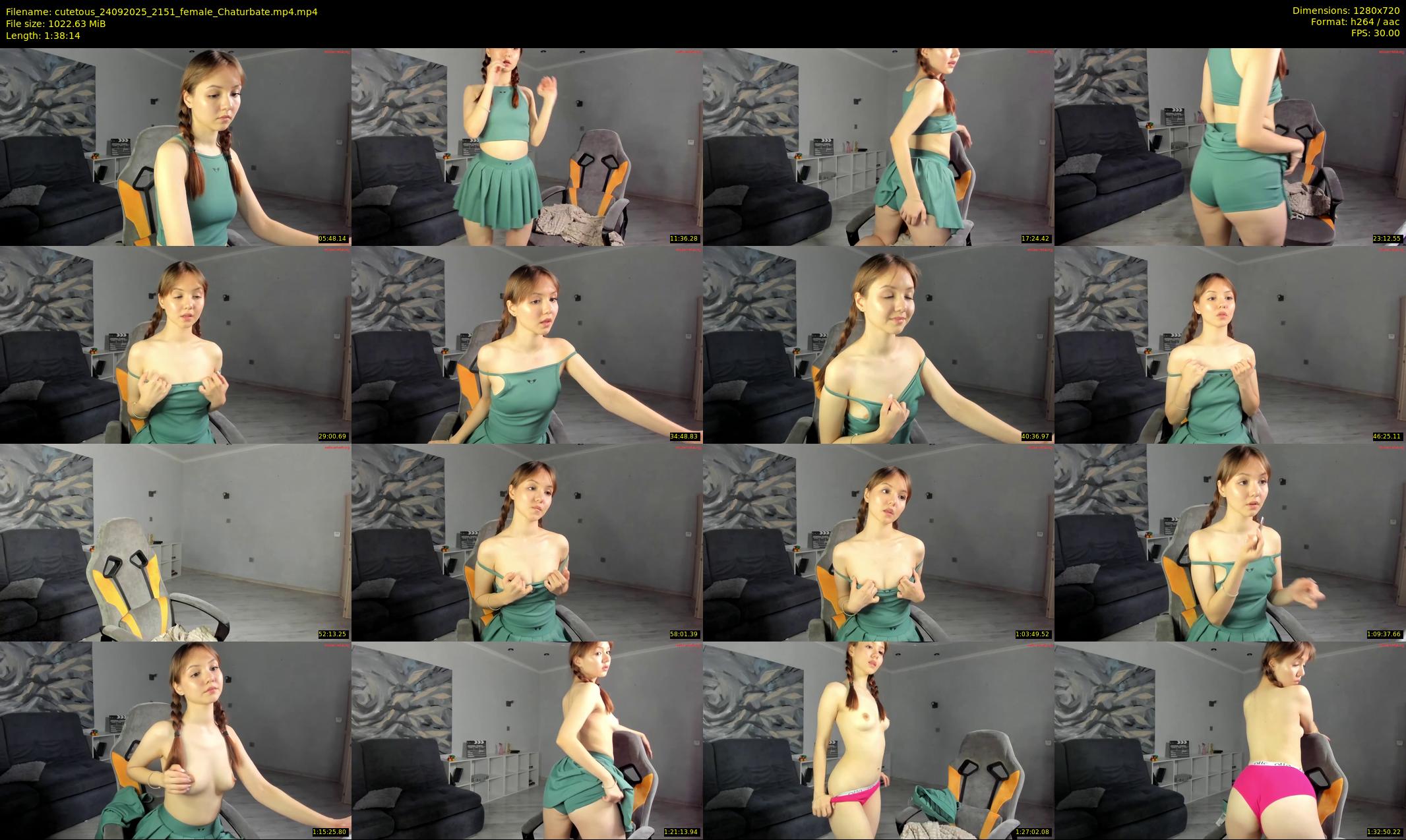 cutetous — 99 minute Chaturbate female cam show recording, 720p, Sep 24, 2025
