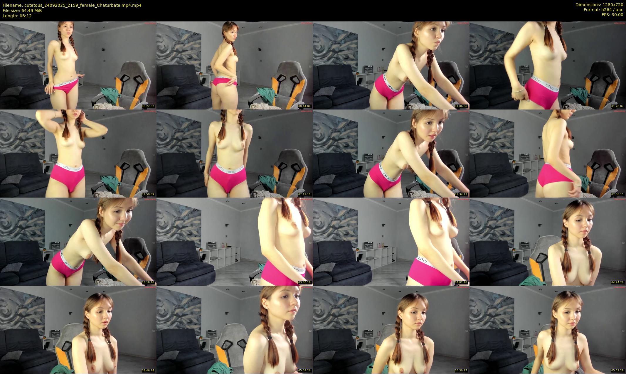 cutetous — 7 minute Chaturbate female cam show recording, 720p, Sep 24, 2025