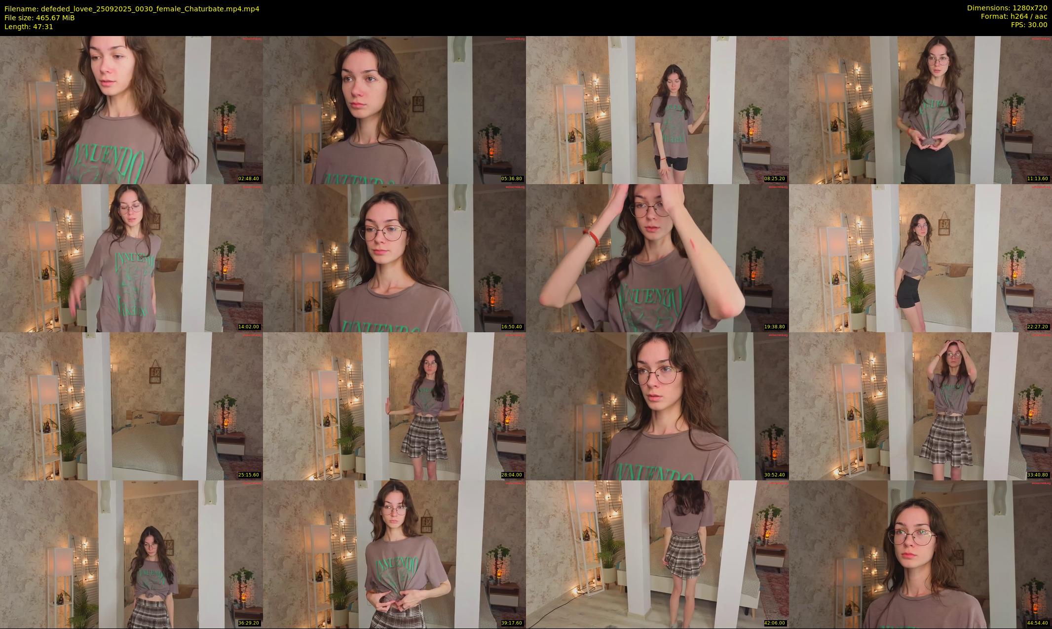 defeded_lovee — 48 minute Chaturbate female cam show recording, 720p, Sep 25, 2025