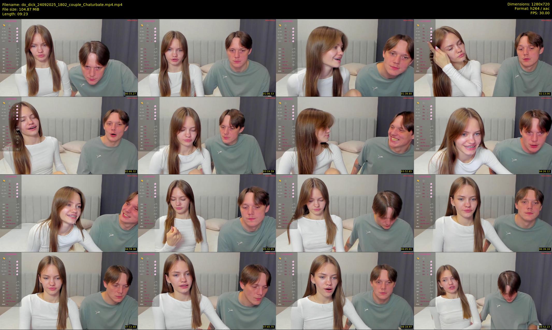 do_dick — 10 minute Chaturbate couple cam show recording, 720p, Sep 24, 2025