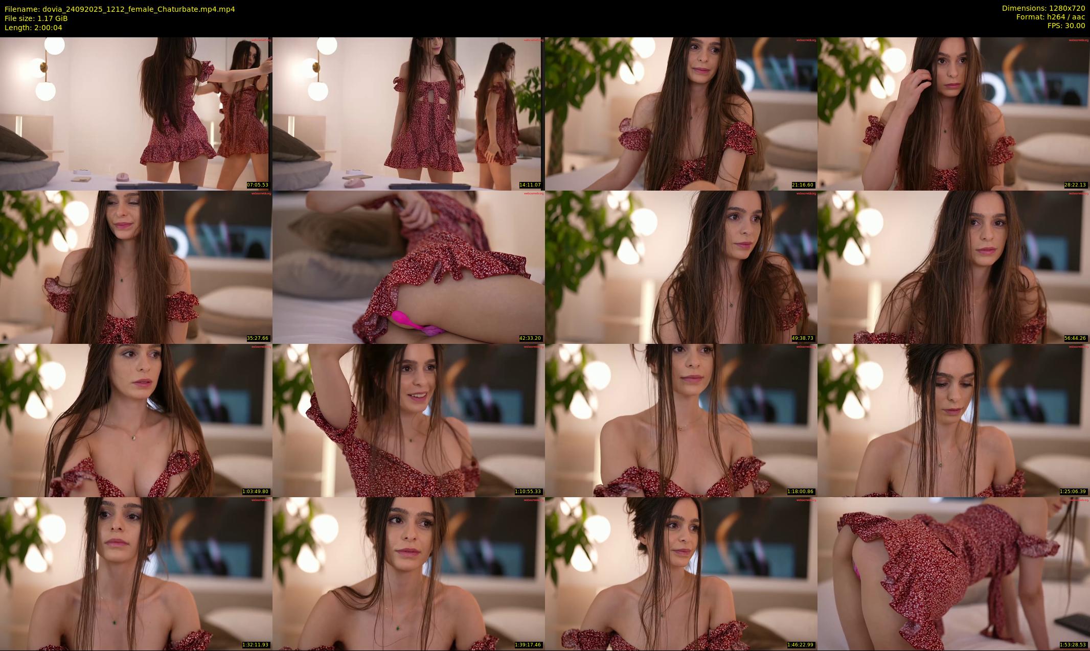 dovia — 121 minute Chaturbate female cam show recording, 720p, Sep 24, 2025