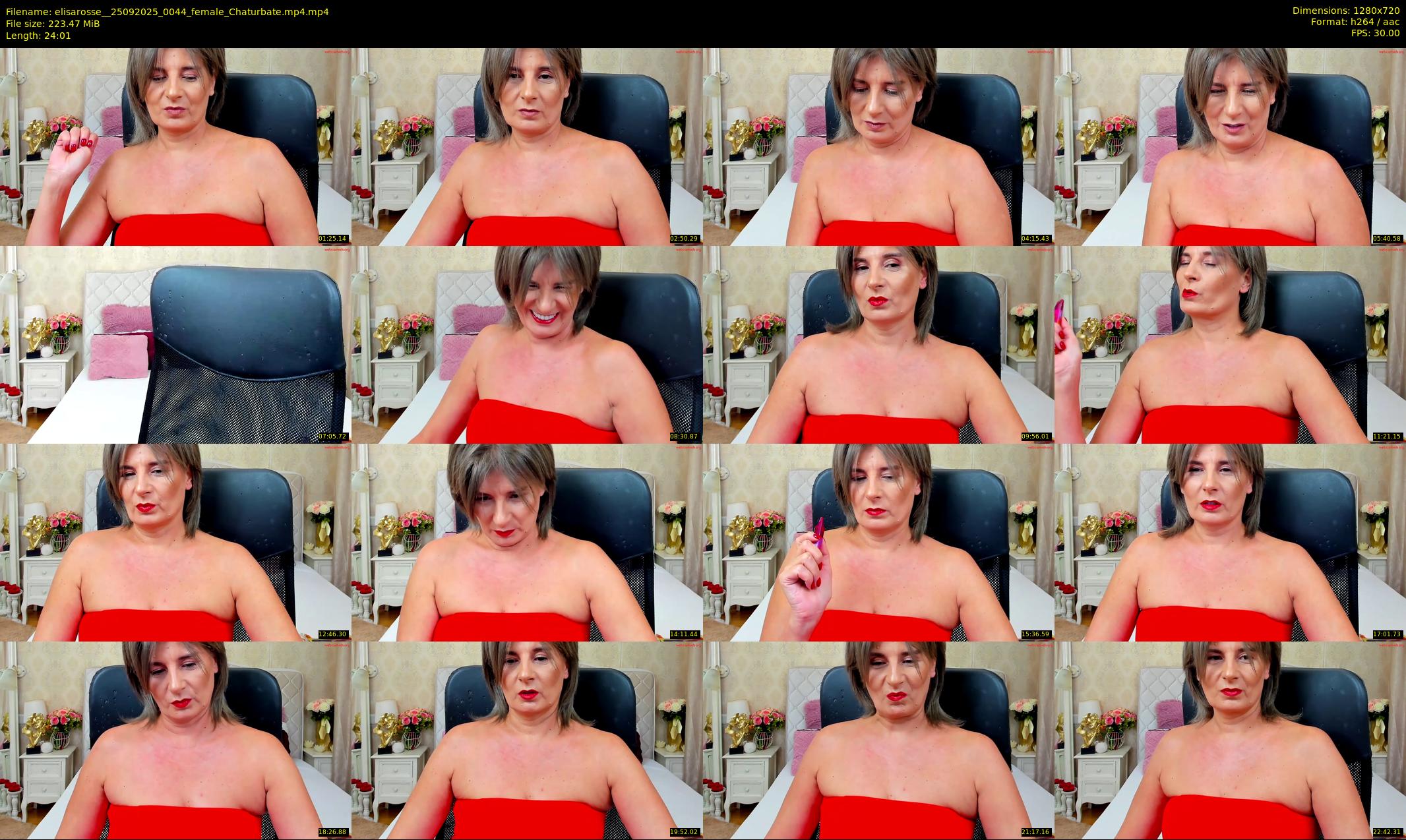 elisarosse_ — 25 minute Chaturbate female cam show recording, 720p, Sep 25, 2025