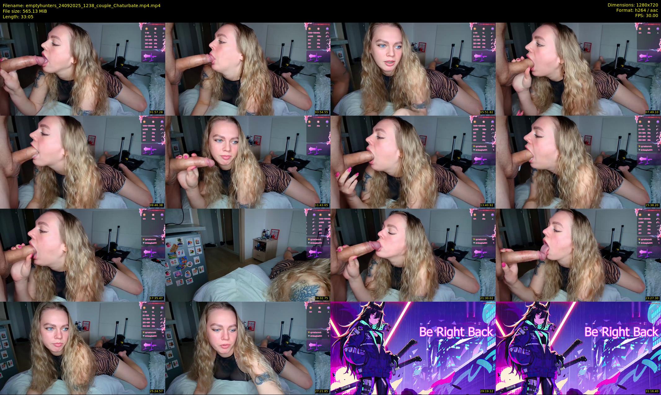emptyhunters — 34 minute Chaturbate couple cam show recording, 720p, Sep 24, 2025