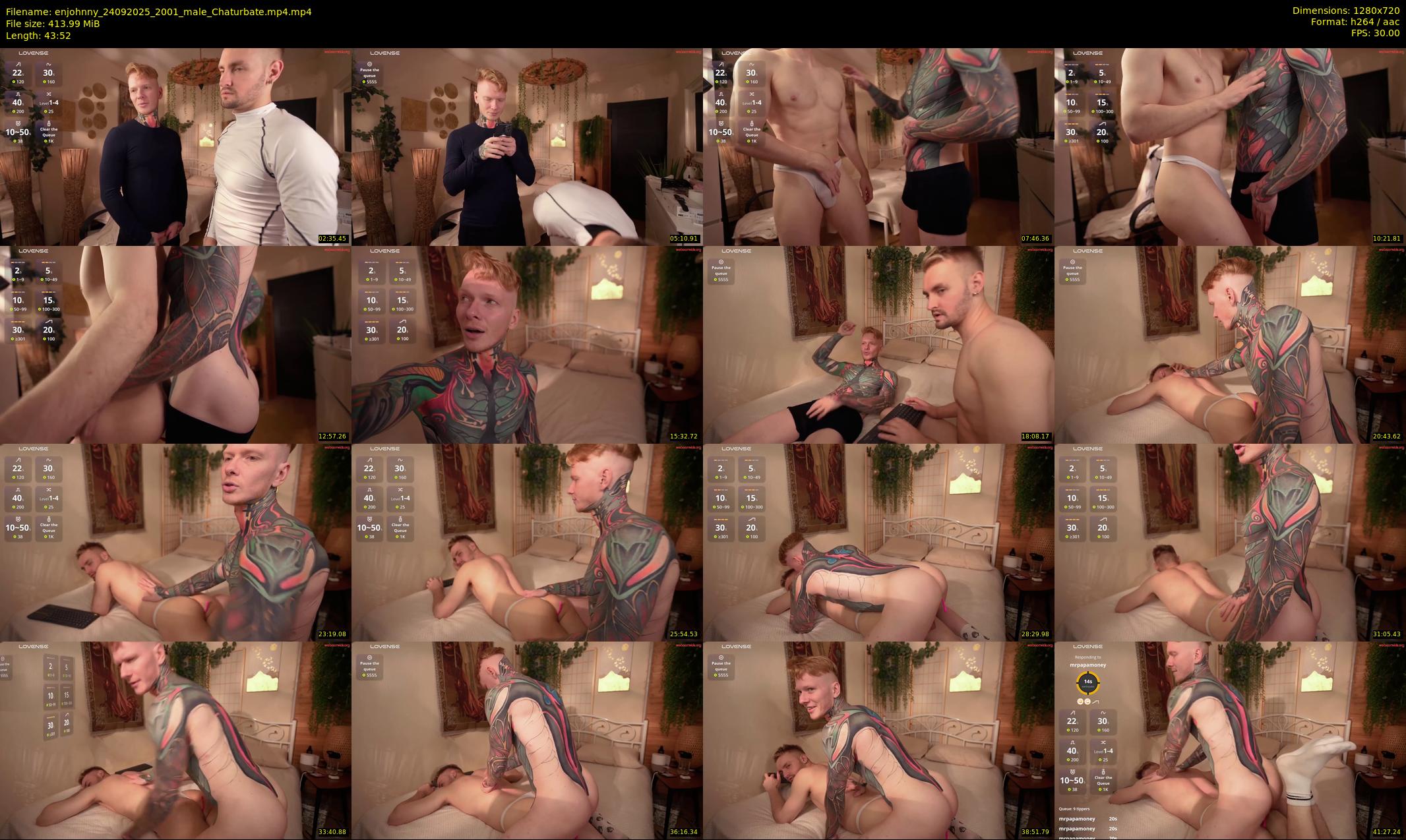 enjohnny — 44 minute Chaturbate male cam show recording, 720p, Sep 24, 2025
