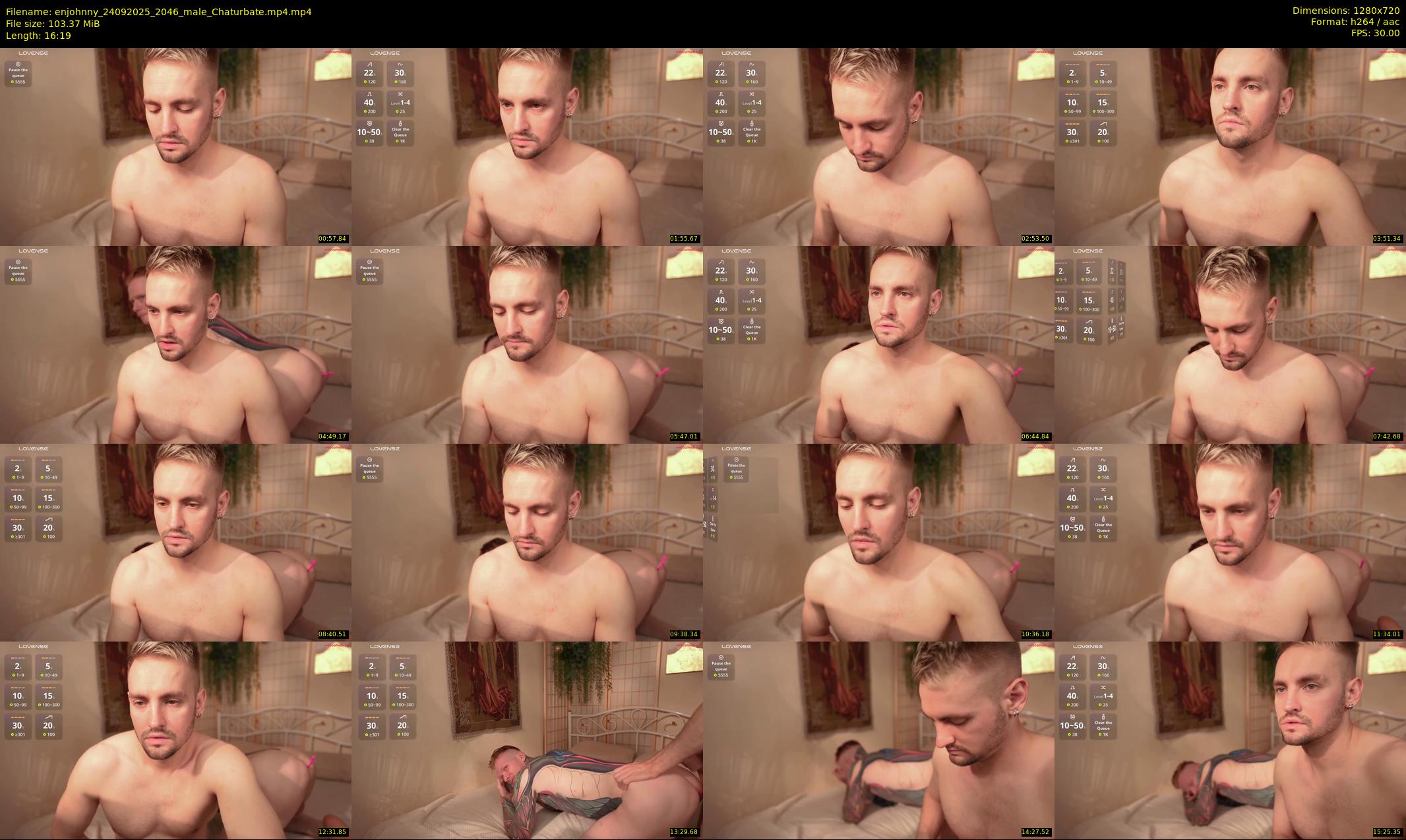 enjohnny — 17 minute Chaturbate male cam show recording, 720p, Sep 24, 2025
