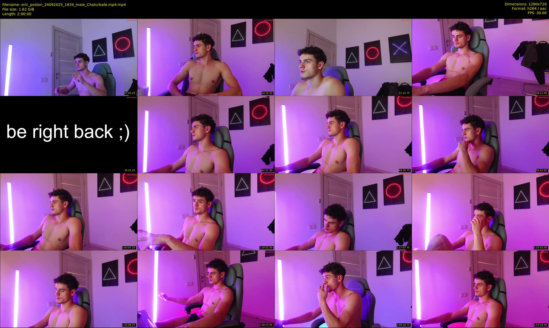 eric_poston — 120 minute Chaturbate male cam show recording, 720p, Sep 24, 2025