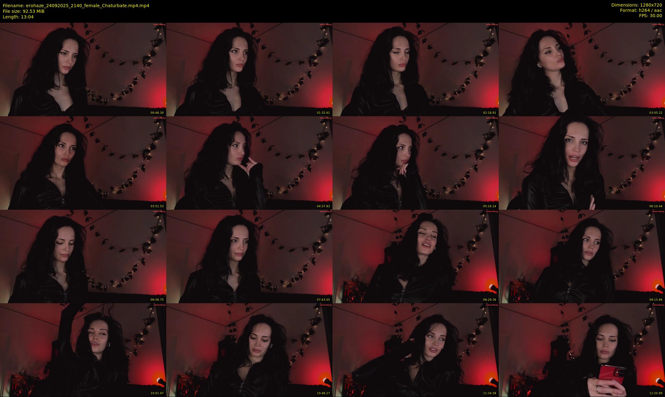 erohaze — 14 minute Chaturbate female cam show recording, 720p, Sep 24, 2025