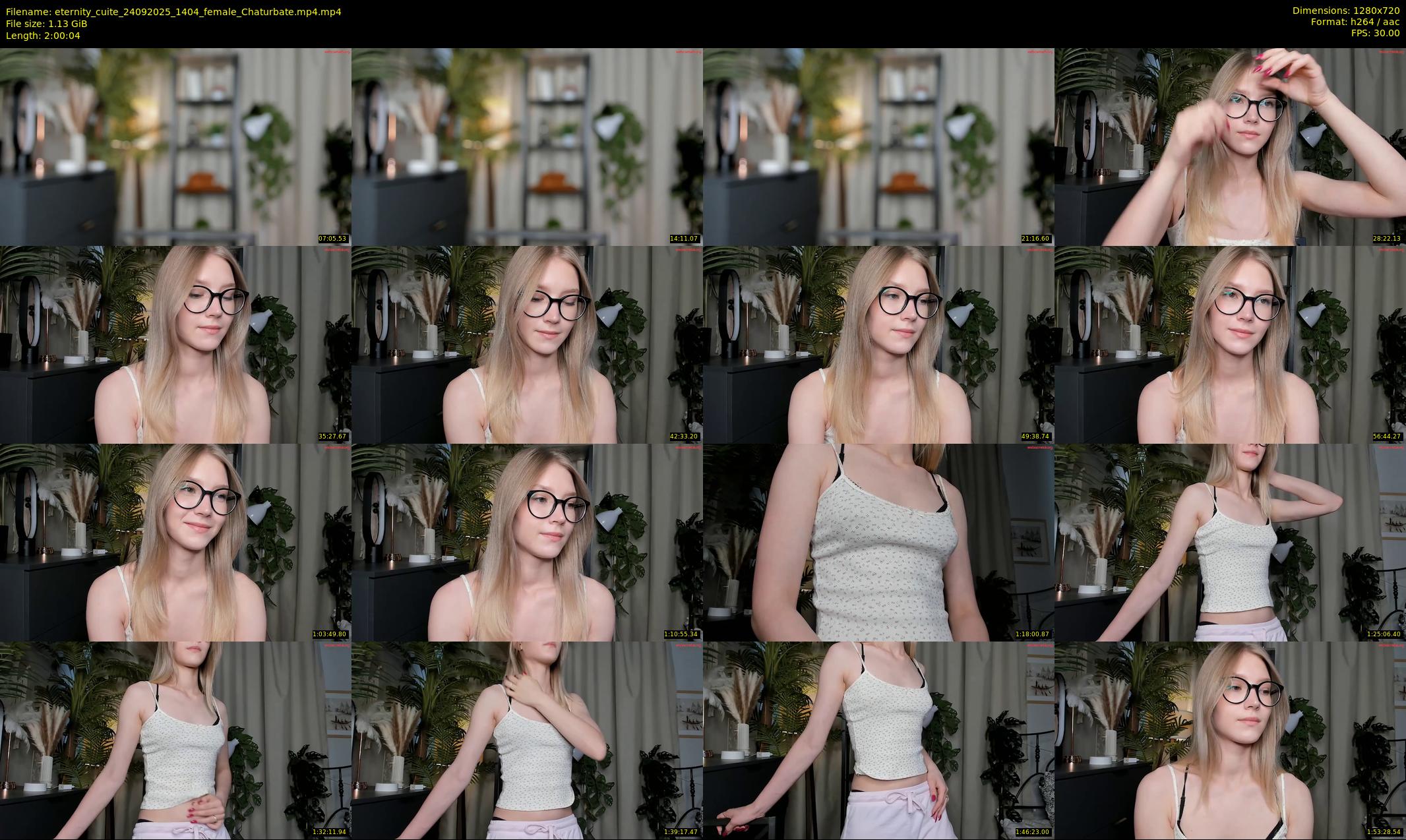 eternity_cuite — 121 minute Chaturbate female cam show recording, 720p, Sep 24, 2025