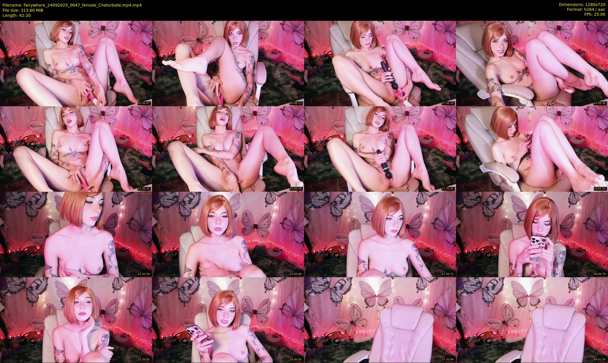 fairywhore — 43 minute Chaturbate female cam show recording, 720p, Sep 24, 2025