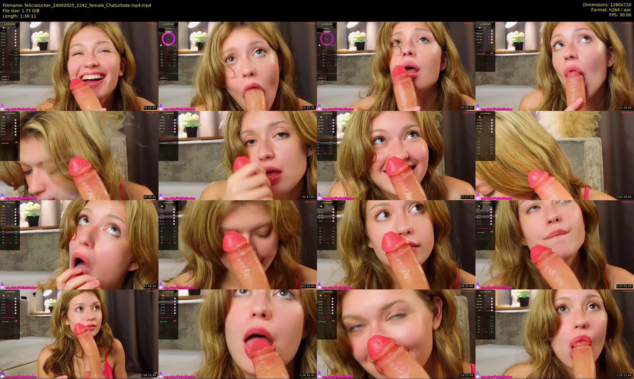 feliciatucker — 91 minute Chaturbate female cam show recording, 720p, Sep 24, 2025