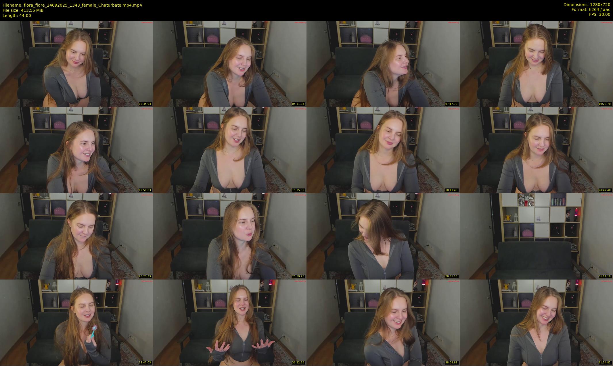 flora_fiore — 44 minute Chaturbate female cam show recording, 720p, Sep 24, 2025