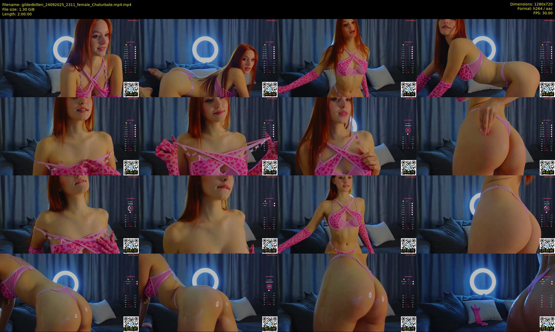 gildedkitten — 120 minute Chaturbate female cam show recording, 720p, Sep 24, 2025