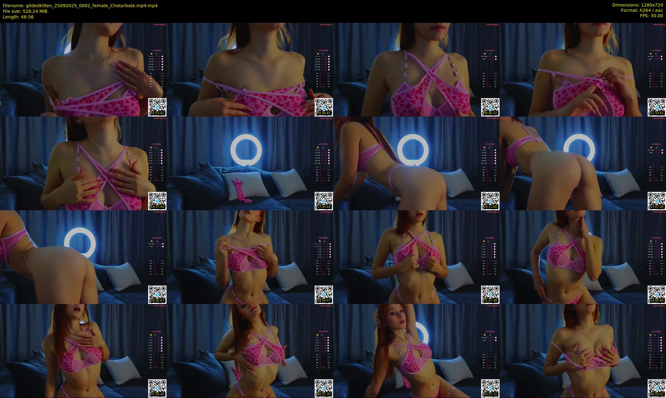 gildedkitten — 49 minute Chaturbate female cam show recording, 720p, Sep 25, 2025