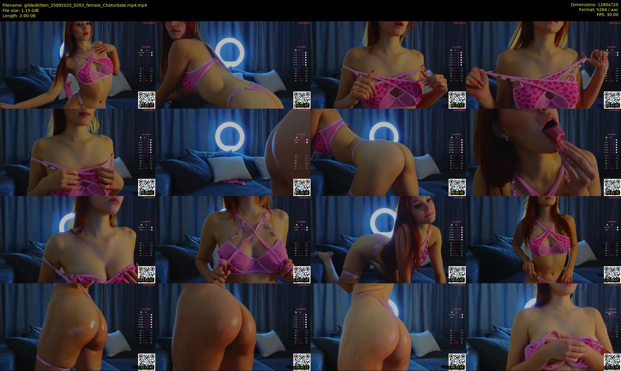 gildedkitten — 121 minute Chaturbate female cam show recording, 720p, Sep 25, 2025