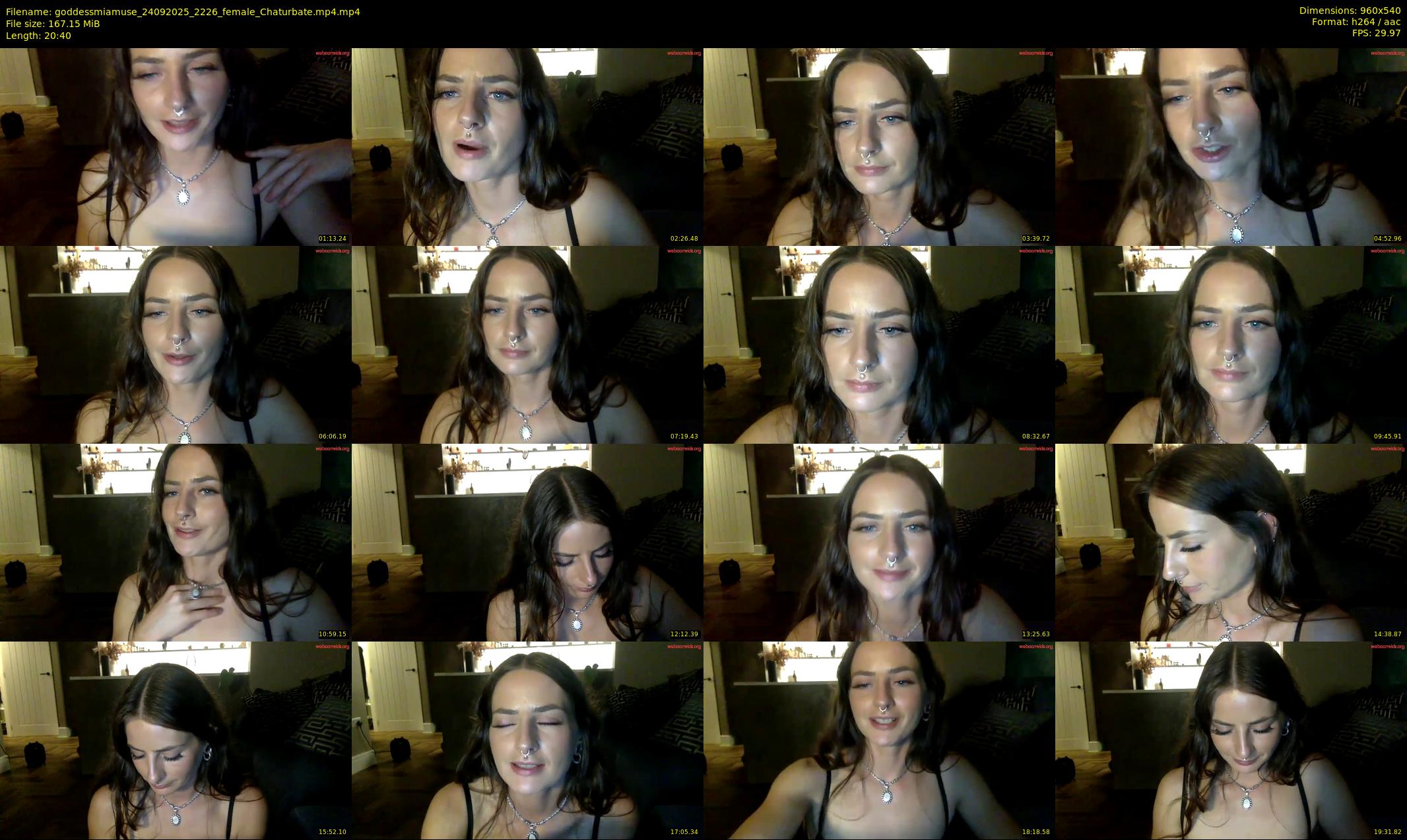 goddessmiamuse — 21 minute Chaturbate female cam show recording, 480p, Sep 24, 2025