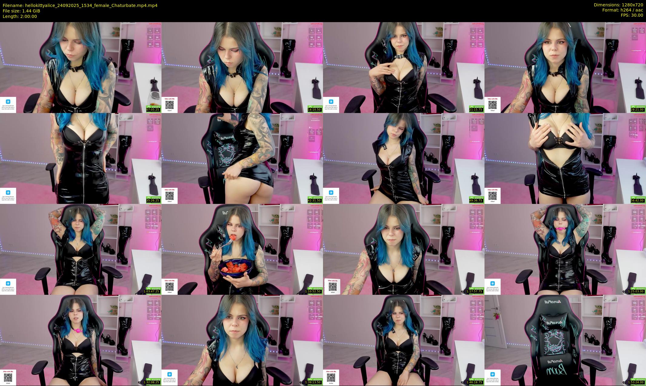 hellokittyalice — 120 minute Chaturbate female cam show recording, 720p, Sep 24, 2025