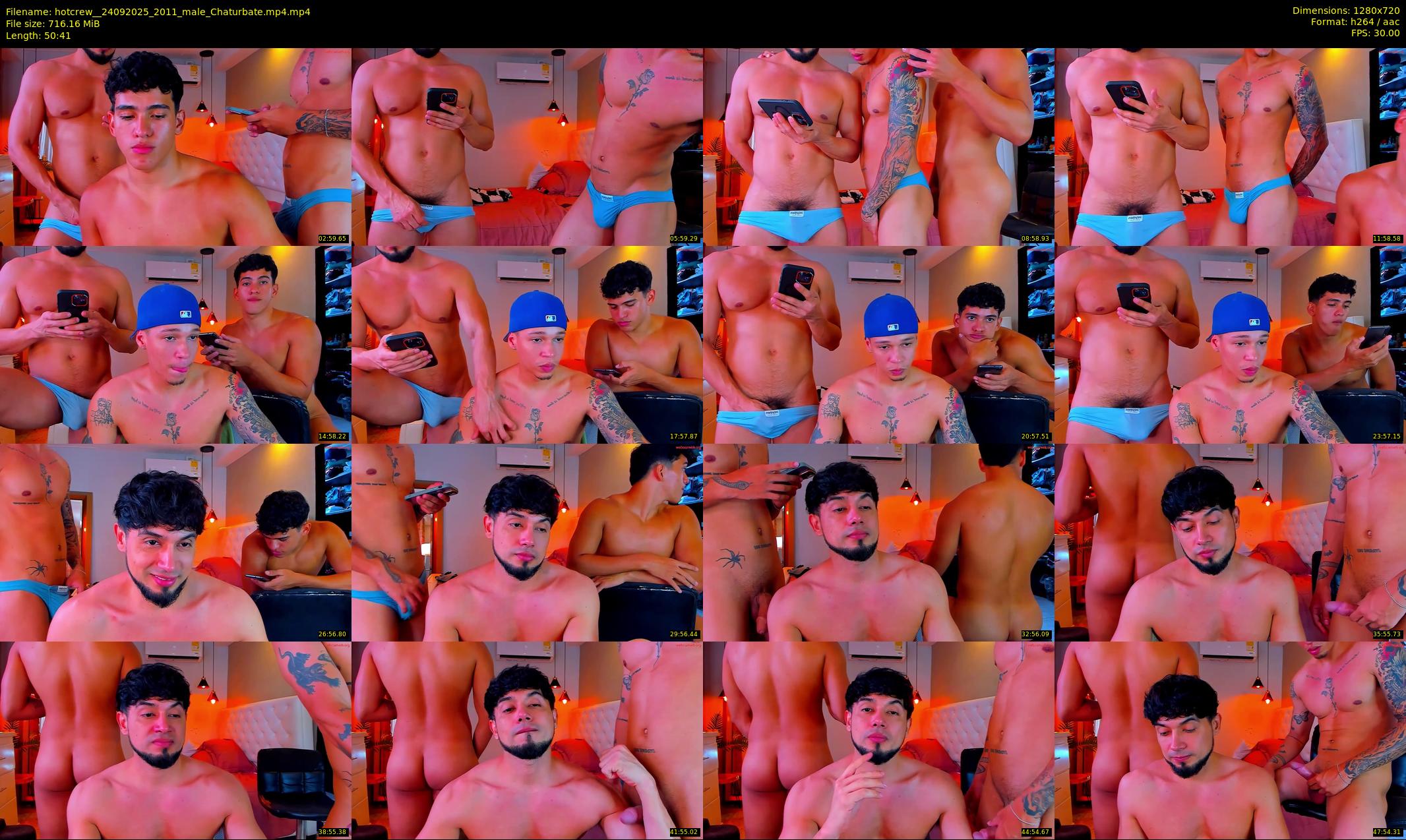 hotcrew_ — 51 minute Chaturbate male cam show recording, 720p, Sep 24, 2025