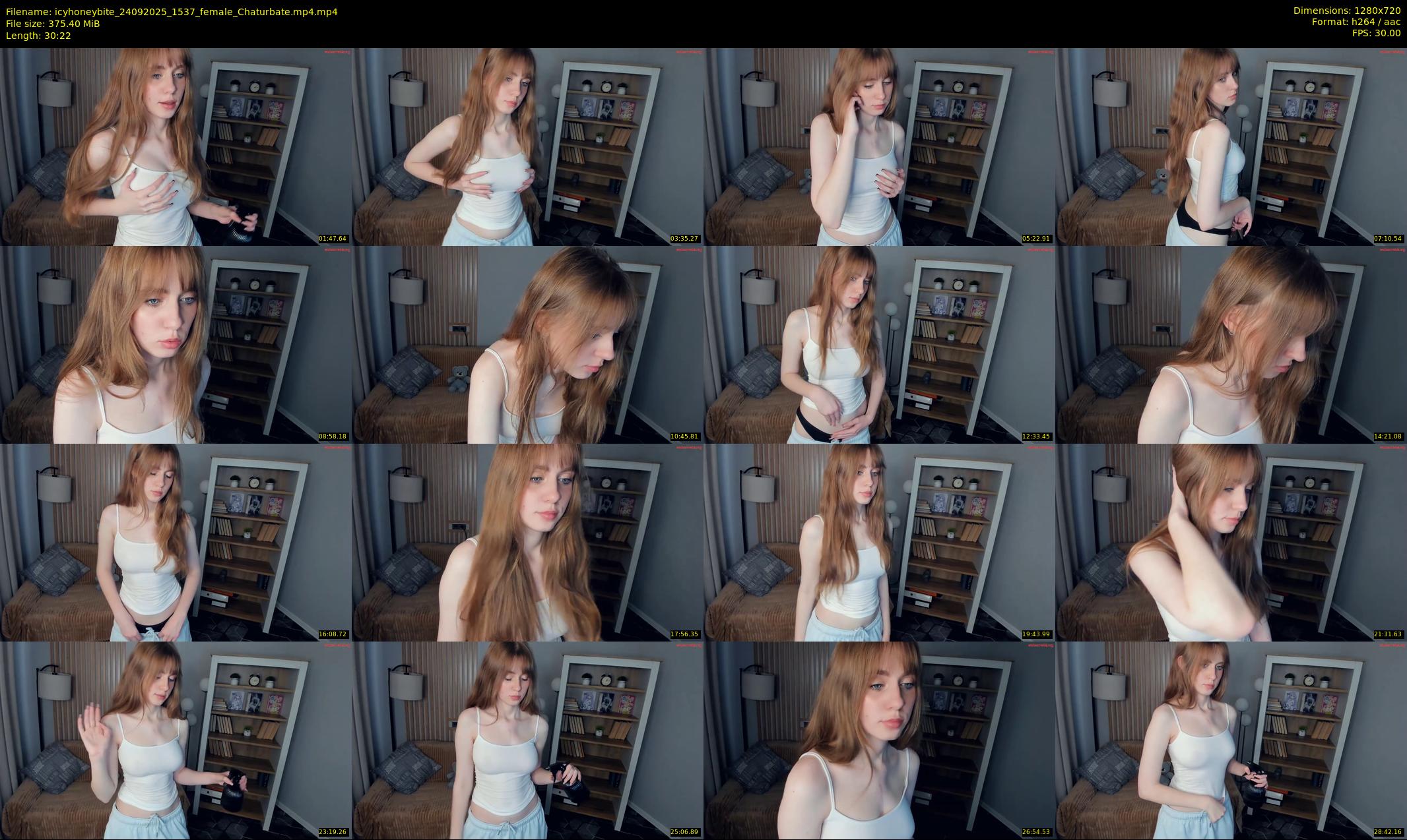 icyhoneybite — 31 minute Chaturbate female cam show recording, 720p, Sep 24, 2025