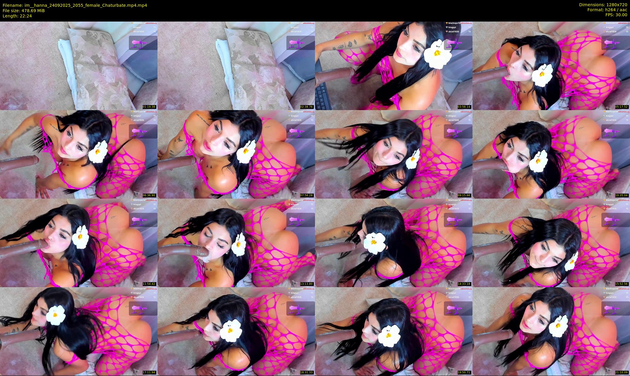 im__hanna — 23 minute Chaturbate female cam show recording, 720p, Sep 24, 2025