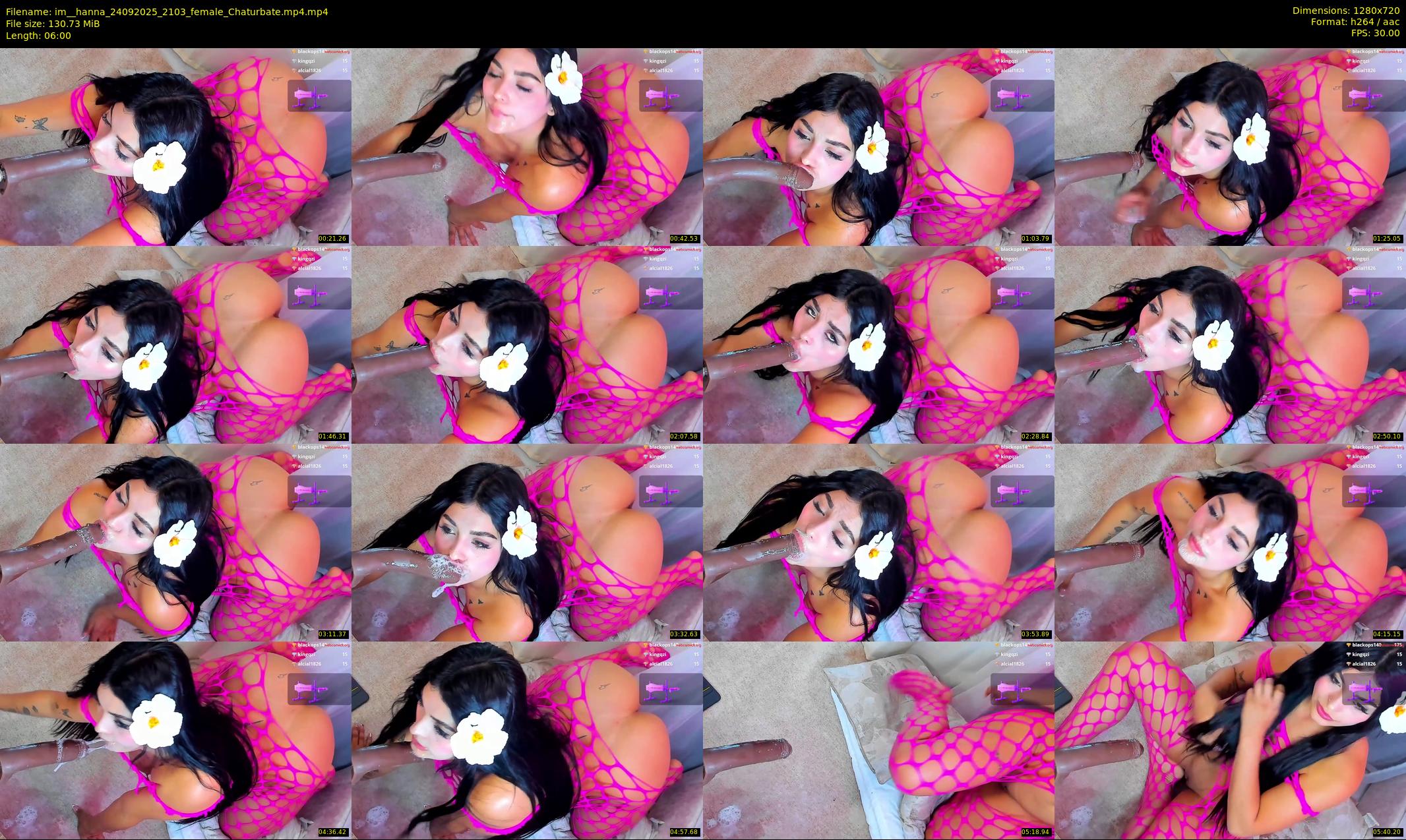 im__hanna — 6 minute Chaturbate female cam show recording, 720p, Sep 24, 2025