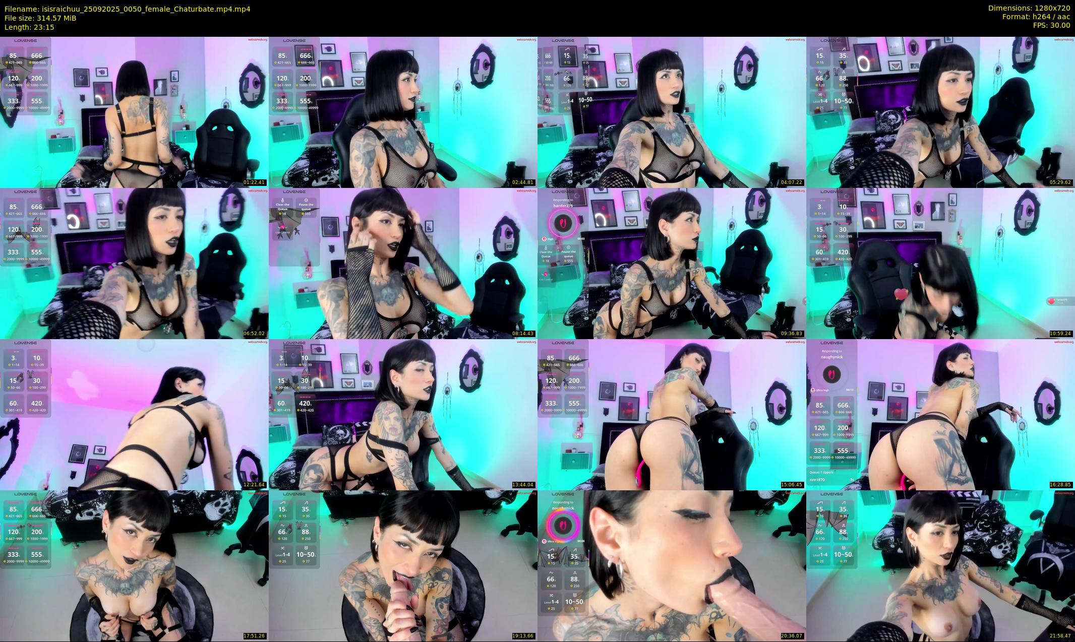 isisraichuu — 24 minute Chaturbate female cam show recording, 720p, Sep 25, 2025