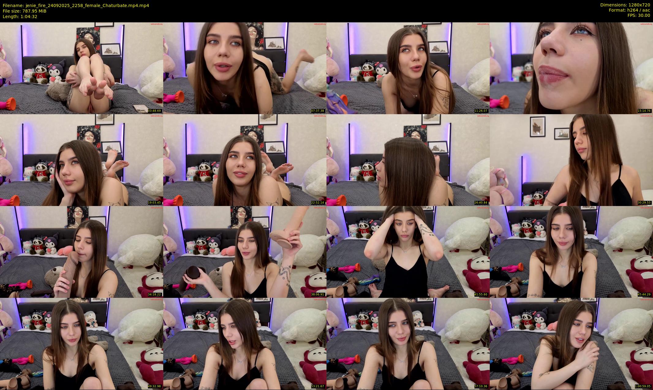 jenie_fire — 65 minute Chaturbate female cam show recording, 720p, Sep 24, 2025