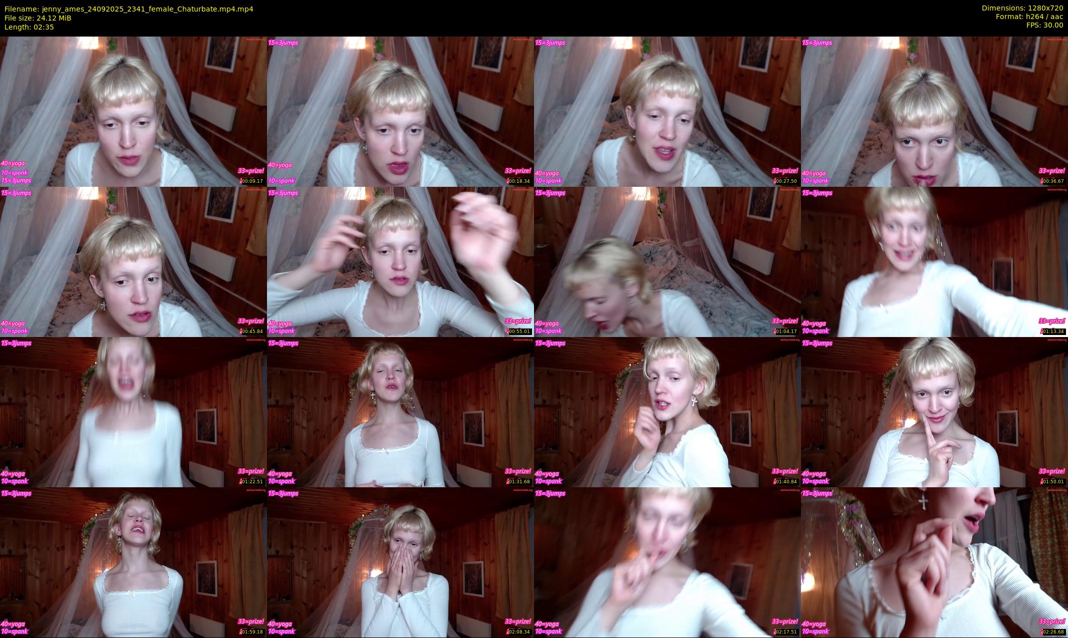 jenny_ames — 3 minute Chaturbate female cam show recording, 720p, Sep 24, 2025